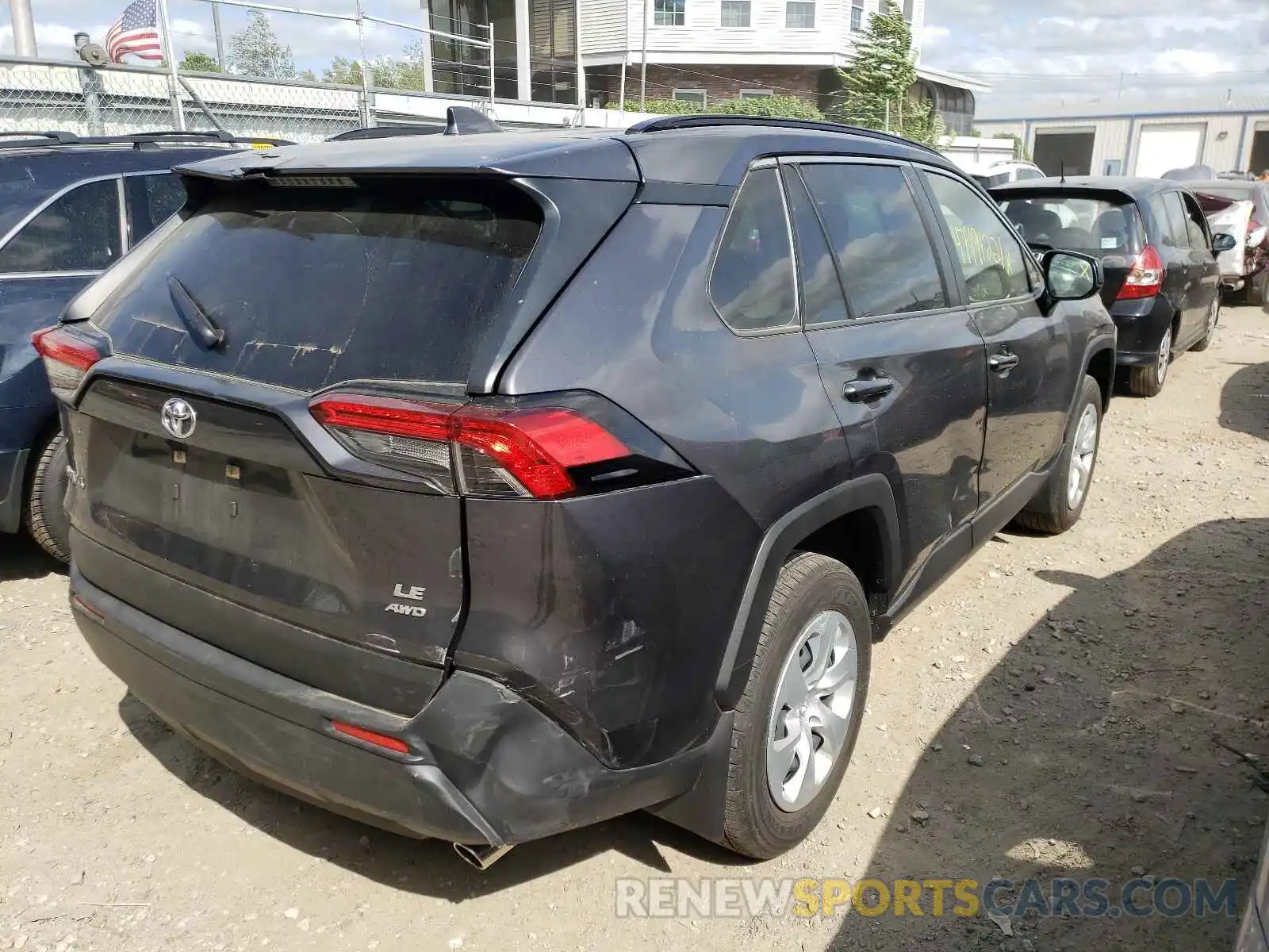 4 Photograph of a damaged car JTMF1RFV8KJ012327 TOYOTA RAV4 2019