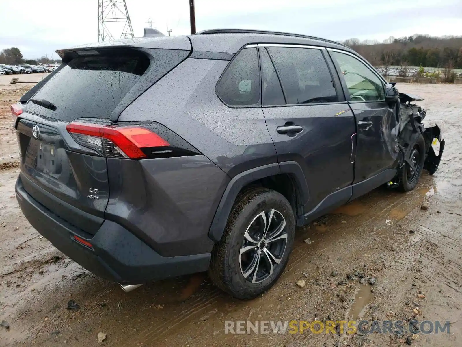 4 Photograph of a damaged car JTMF1RFV8KJ016507 TOYOTA RAV4 2019