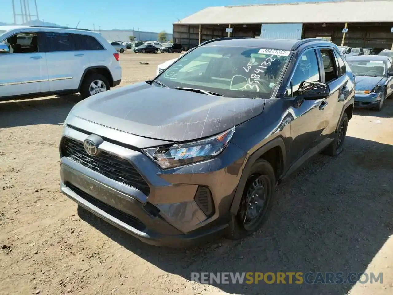 2 Photograph of a damaged car JTMF1RFV8KJ018158 TOYOTA RAV4 2019