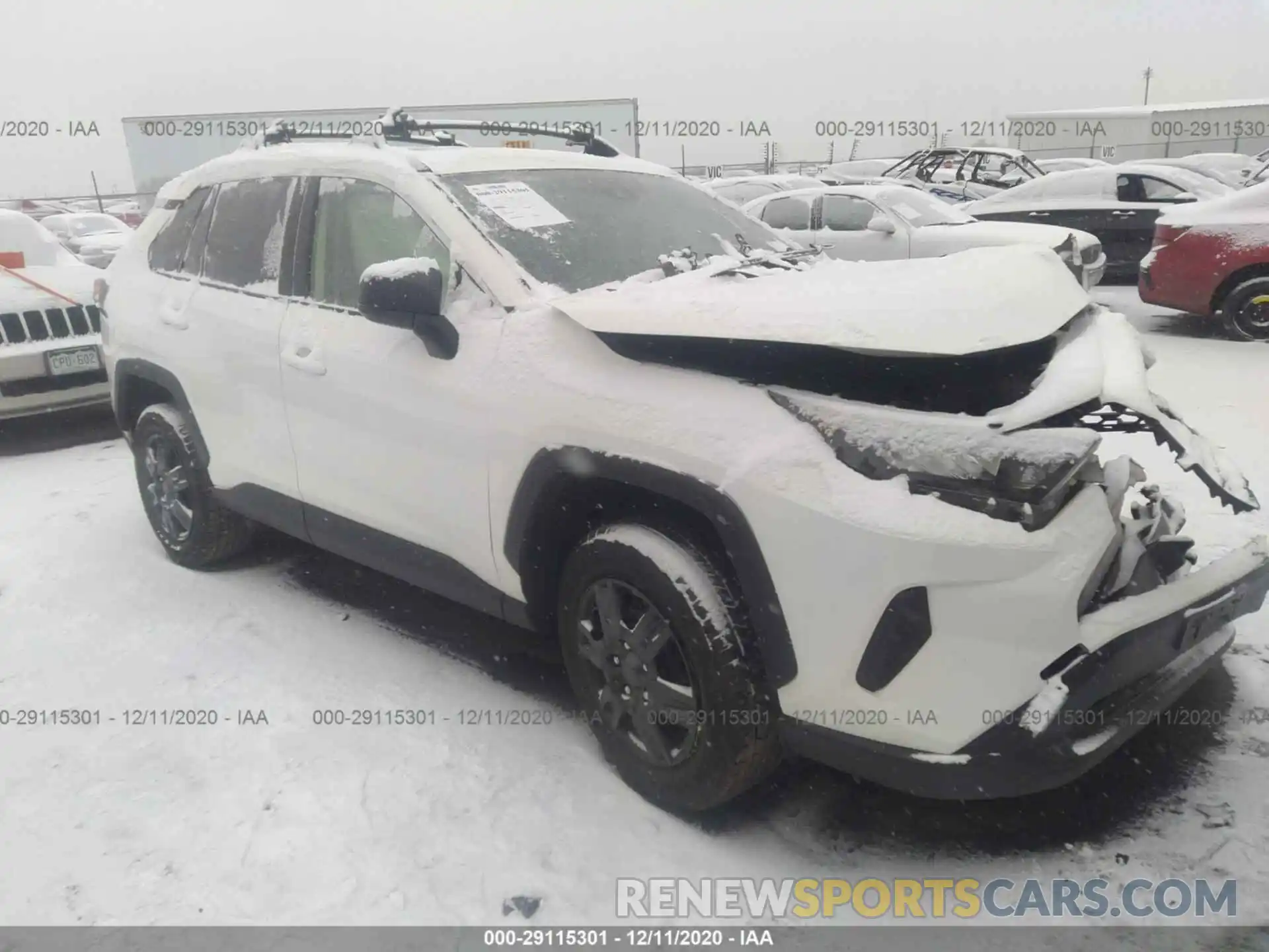 1 Photograph of a damaged car JTMF1RFV8KJ018788 TOYOTA RAV4 2019