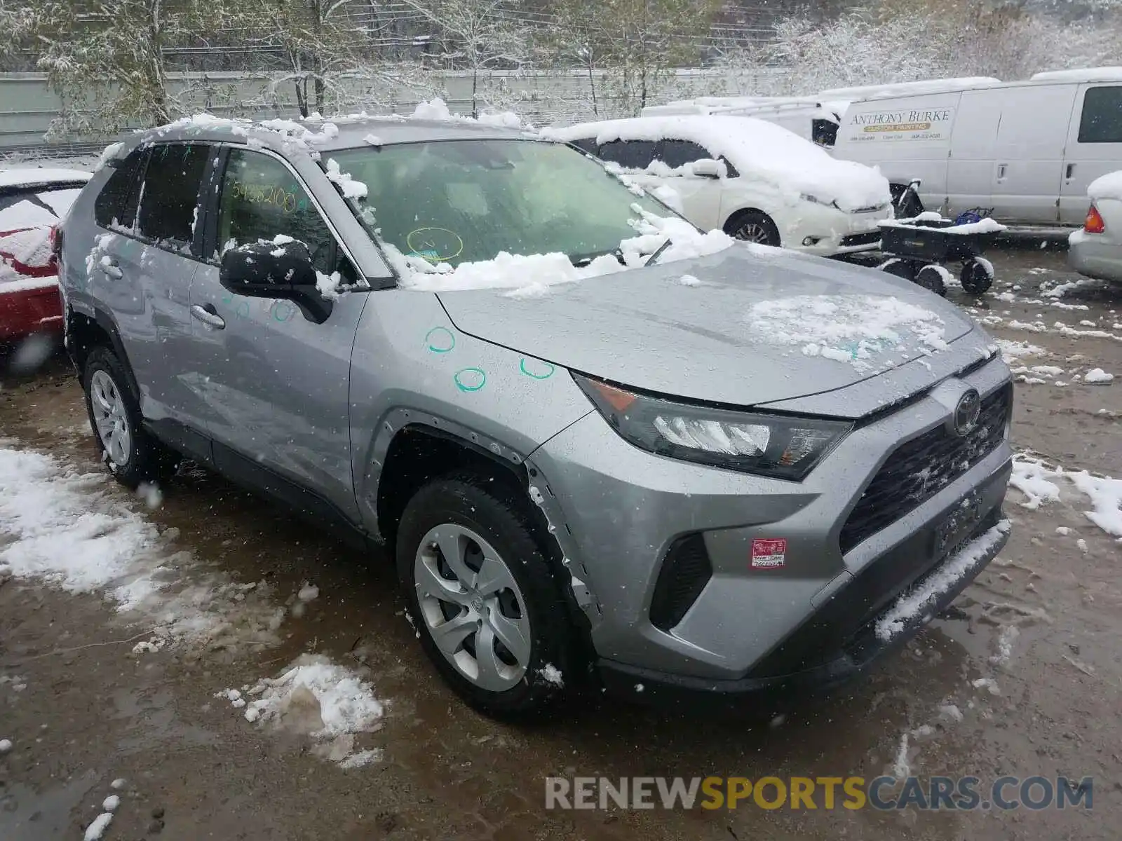 1 Photograph of a damaged car JTMF1RFV9KD007832 TOYOTA RAV4 2019