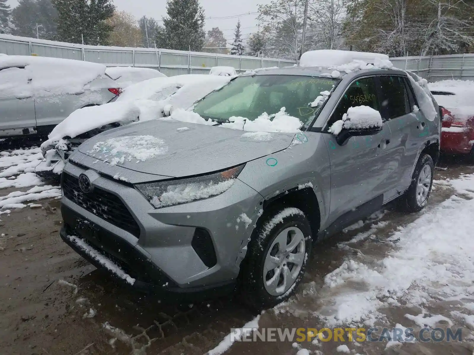 2 Фотография поврежденного автомобиля JTMF1RFV9KD007832 TOYOTA RAV4 2019