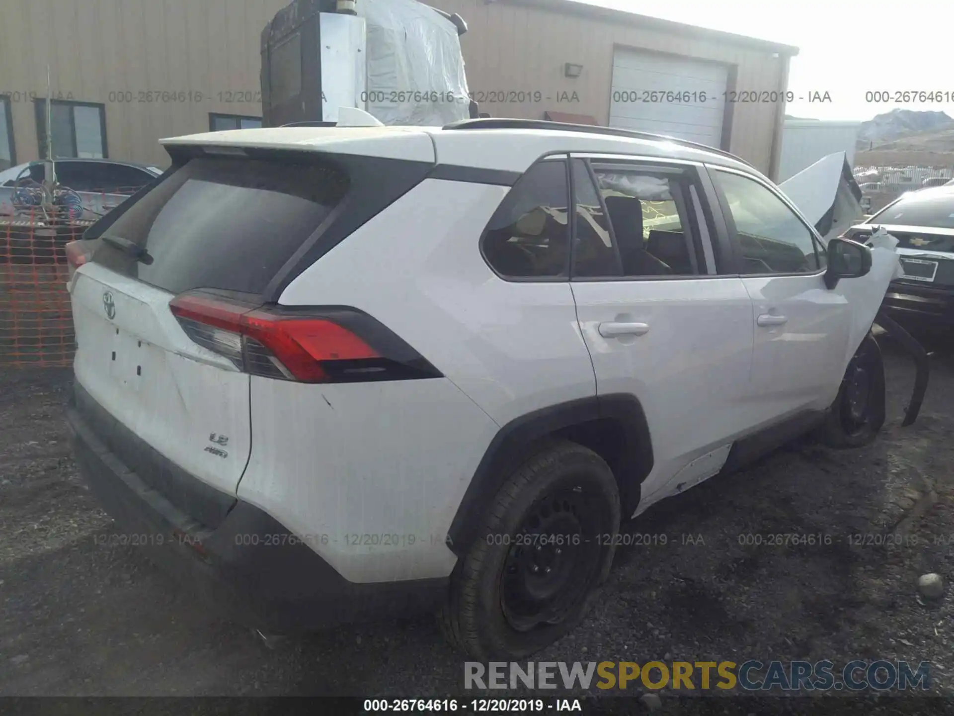 4 Photograph of a damaged car JTMF1RFV9KD029748 TOYOTA RAV4 2019