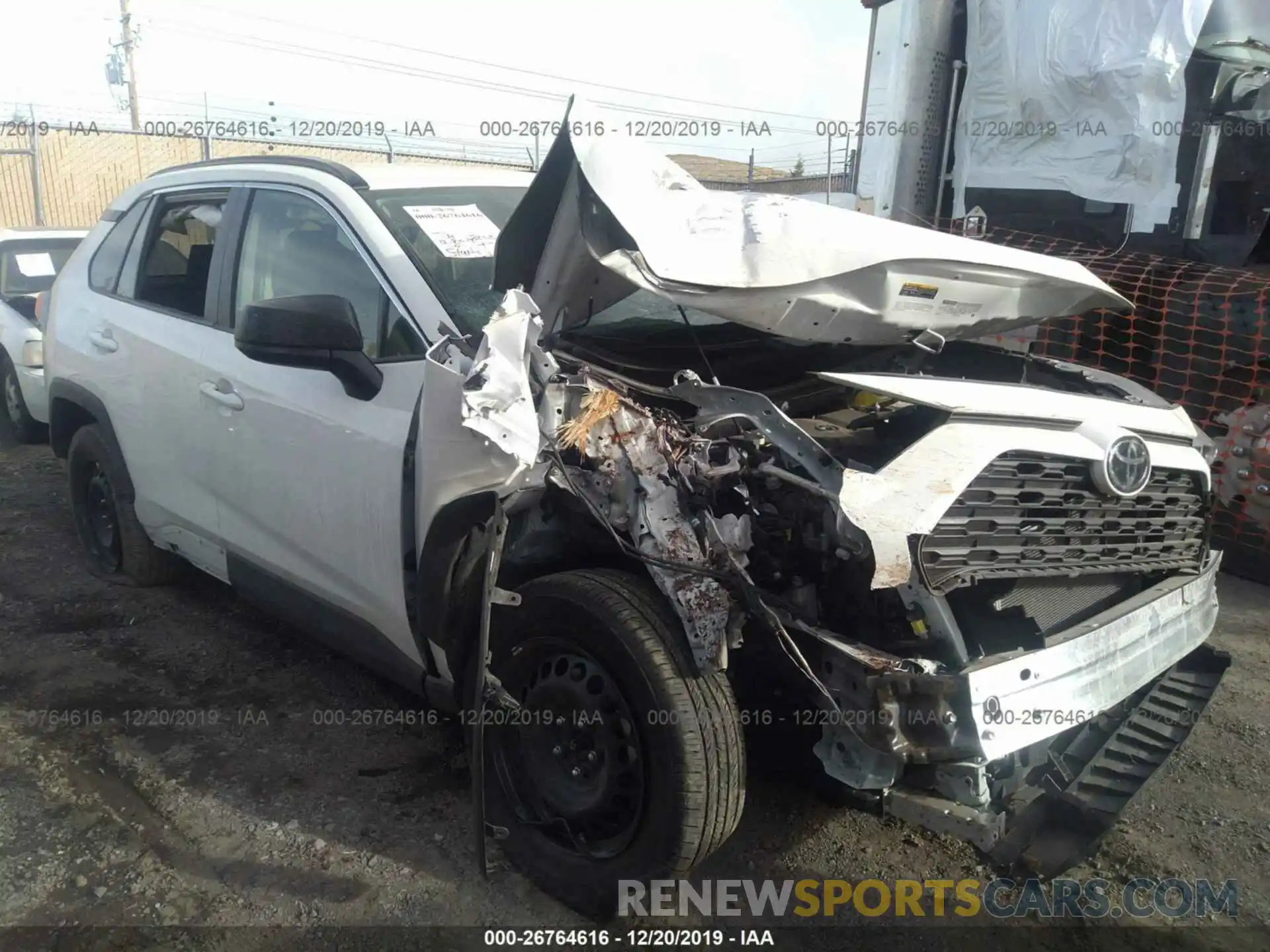 6 Photograph of a damaged car JTMF1RFV9KD029748 TOYOTA RAV4 2019