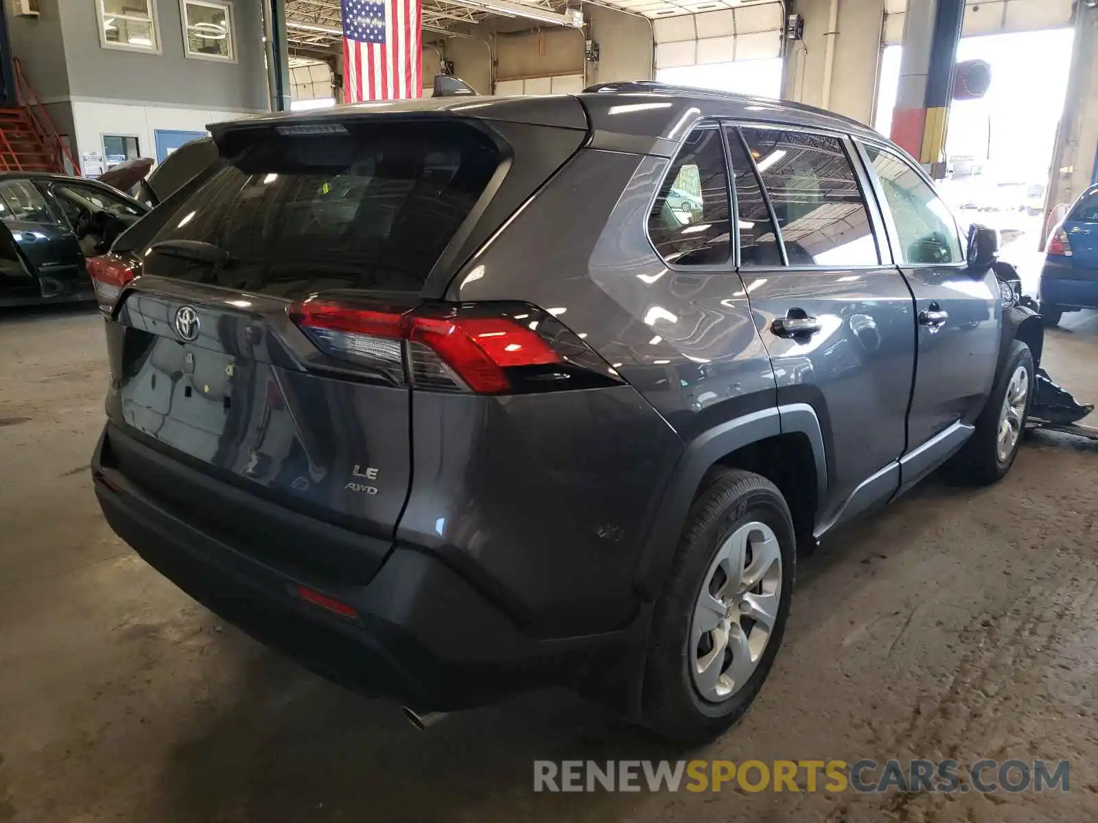 4 Photograph of a damaged car JTMF1RFV9KD033928 TOYOTA RAV4 2019