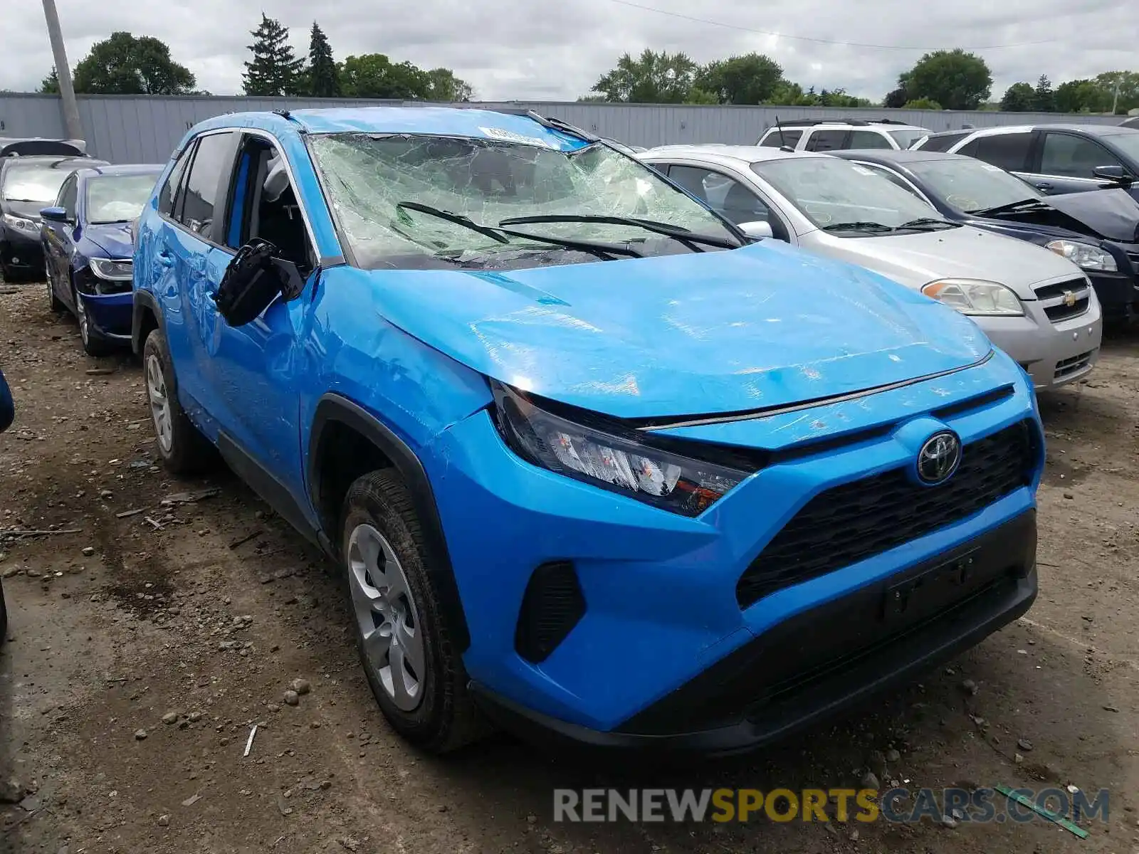 1 Фотография поврежденного автомобиля JTMF1RFV9KD036814 TOYOTA RAV4 2019