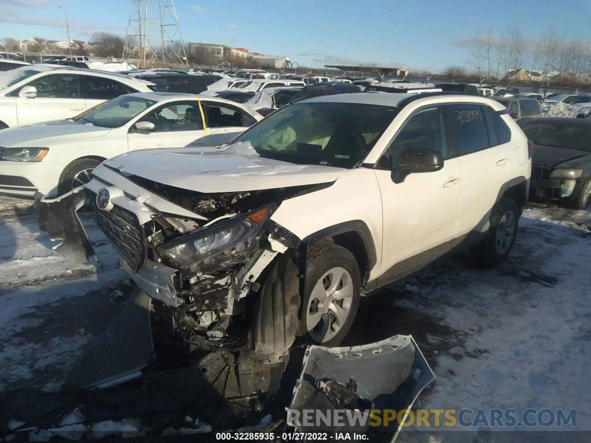 2 Photograph of a damaged car JTMF1RFV9KD041544 TOYOTA RAV4 2019