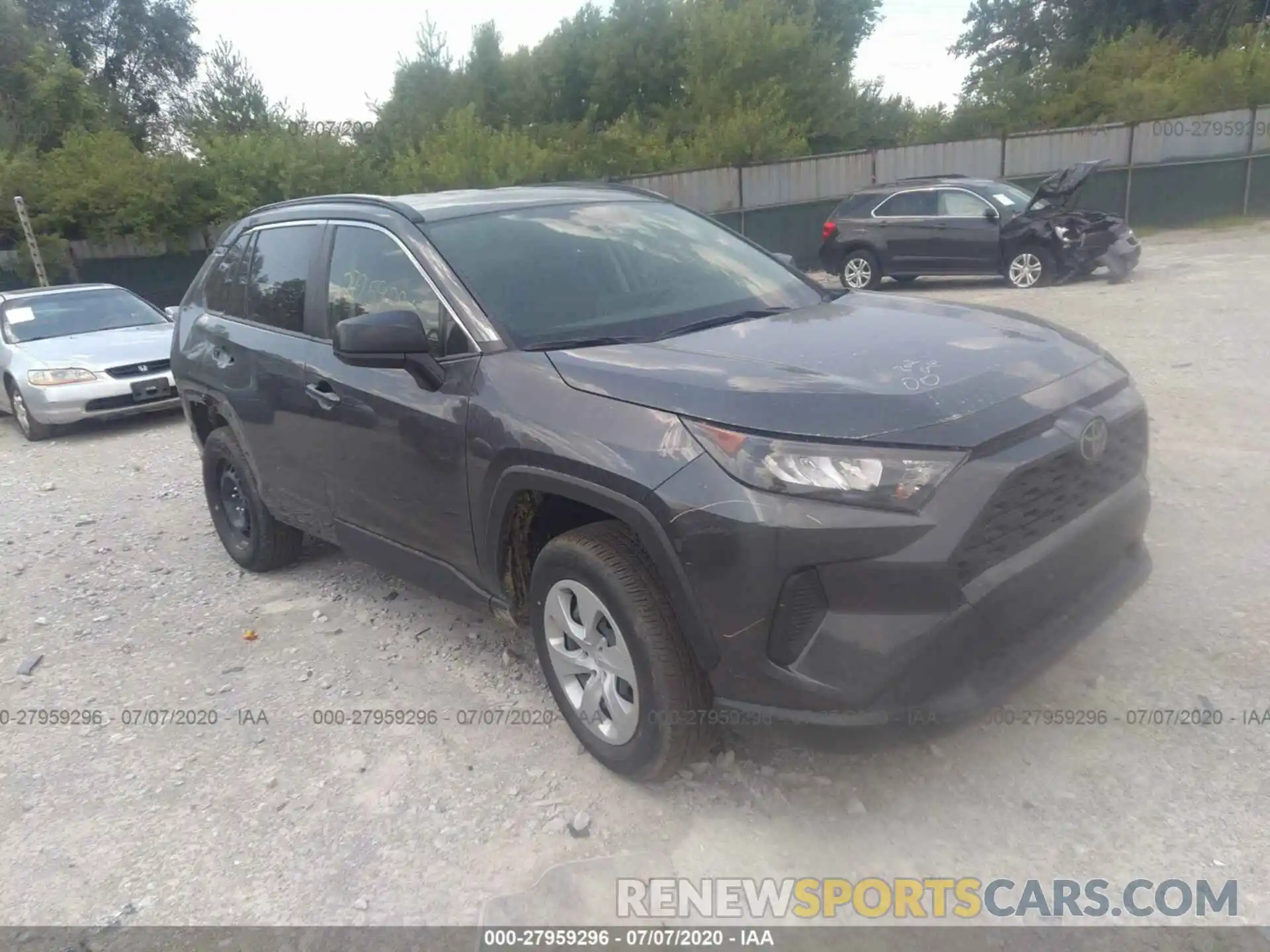 1 Photograph of a damaged car JTMF1RFV9KD045786 TOYOTA RAV4 2019