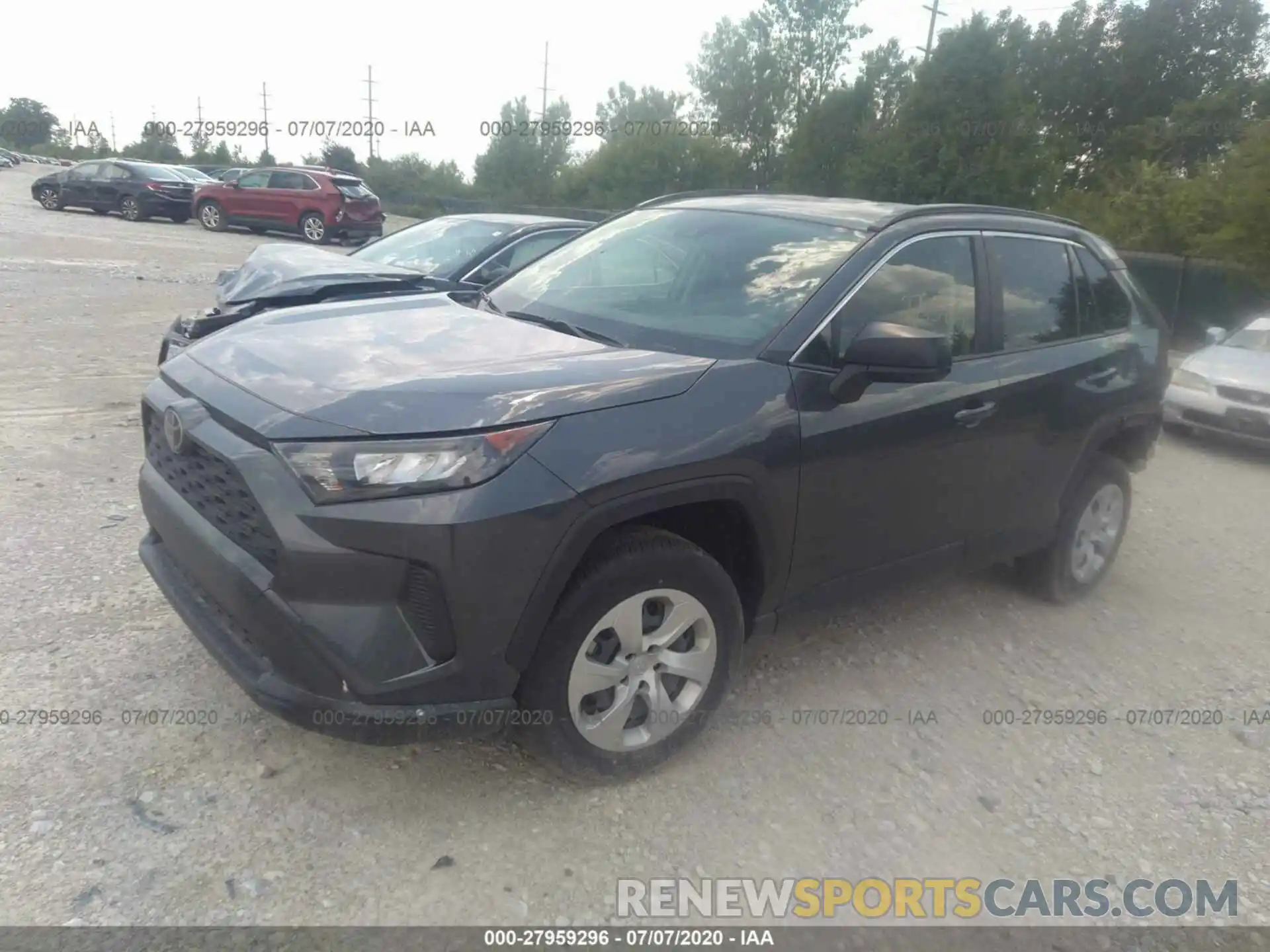 2 Photograph of a damaged car JTMF1RFV9KD045786 TOYOTA RAV4 2019