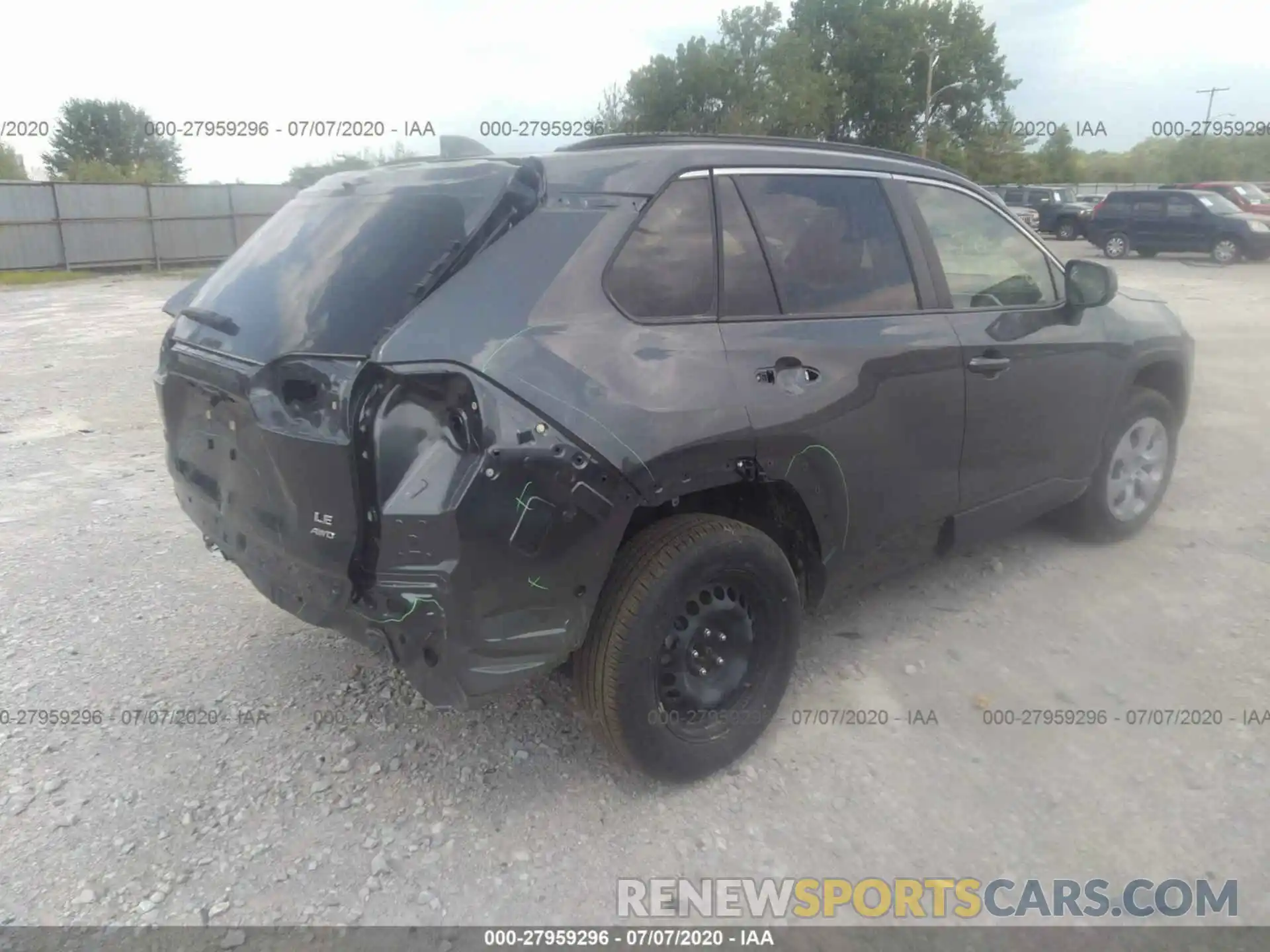 4 Photograph of a damaged car JTMF1RFV9KD045786 TOYOTA RAV4 2019