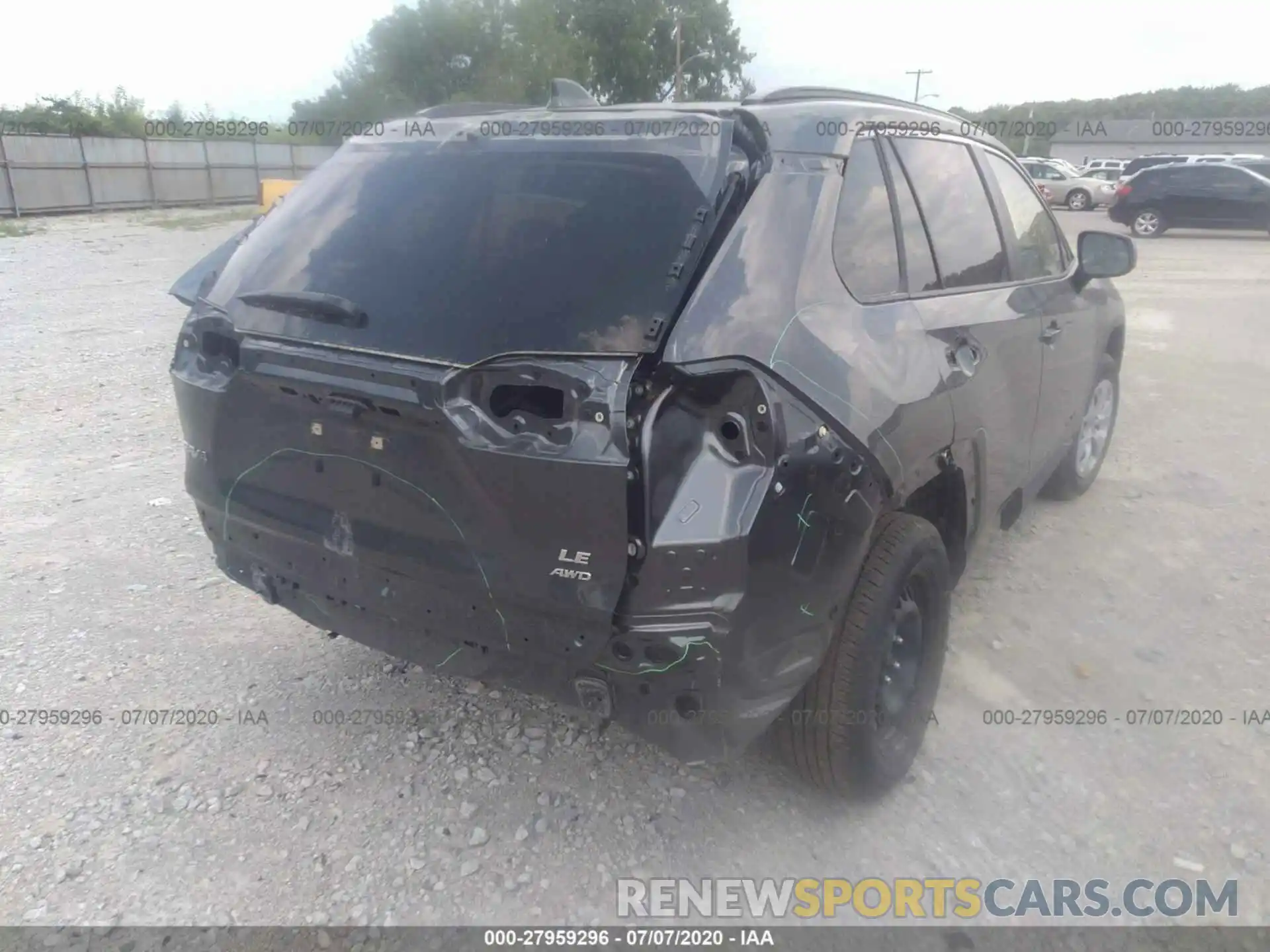 6 Photograph of a damaged car JTMF1RFV9KD045786 TOYOTA RAV4 2019