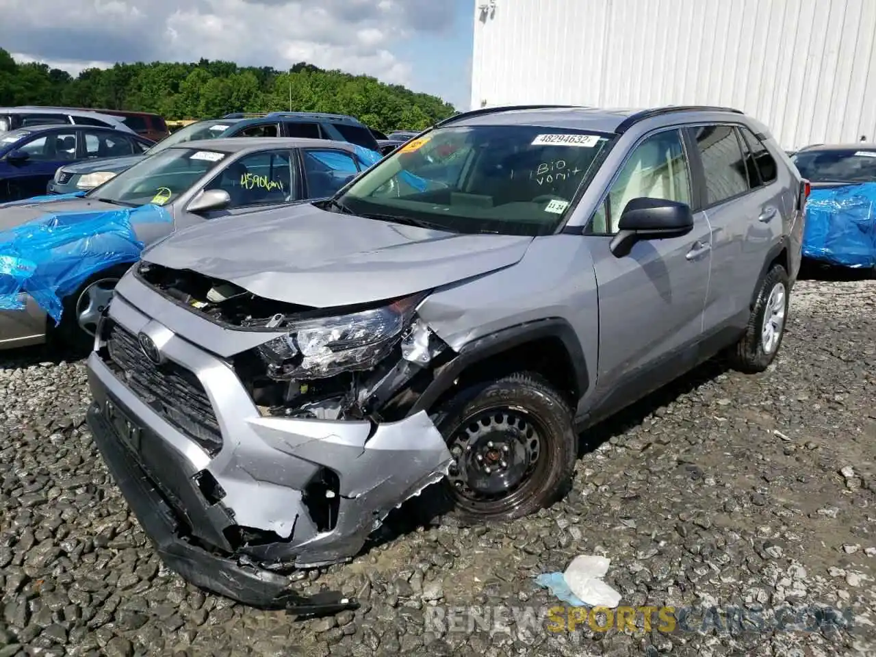 2 Photograph of a damaged car JTMF1RFV9KD047487 TOYOTA RAV4 2019