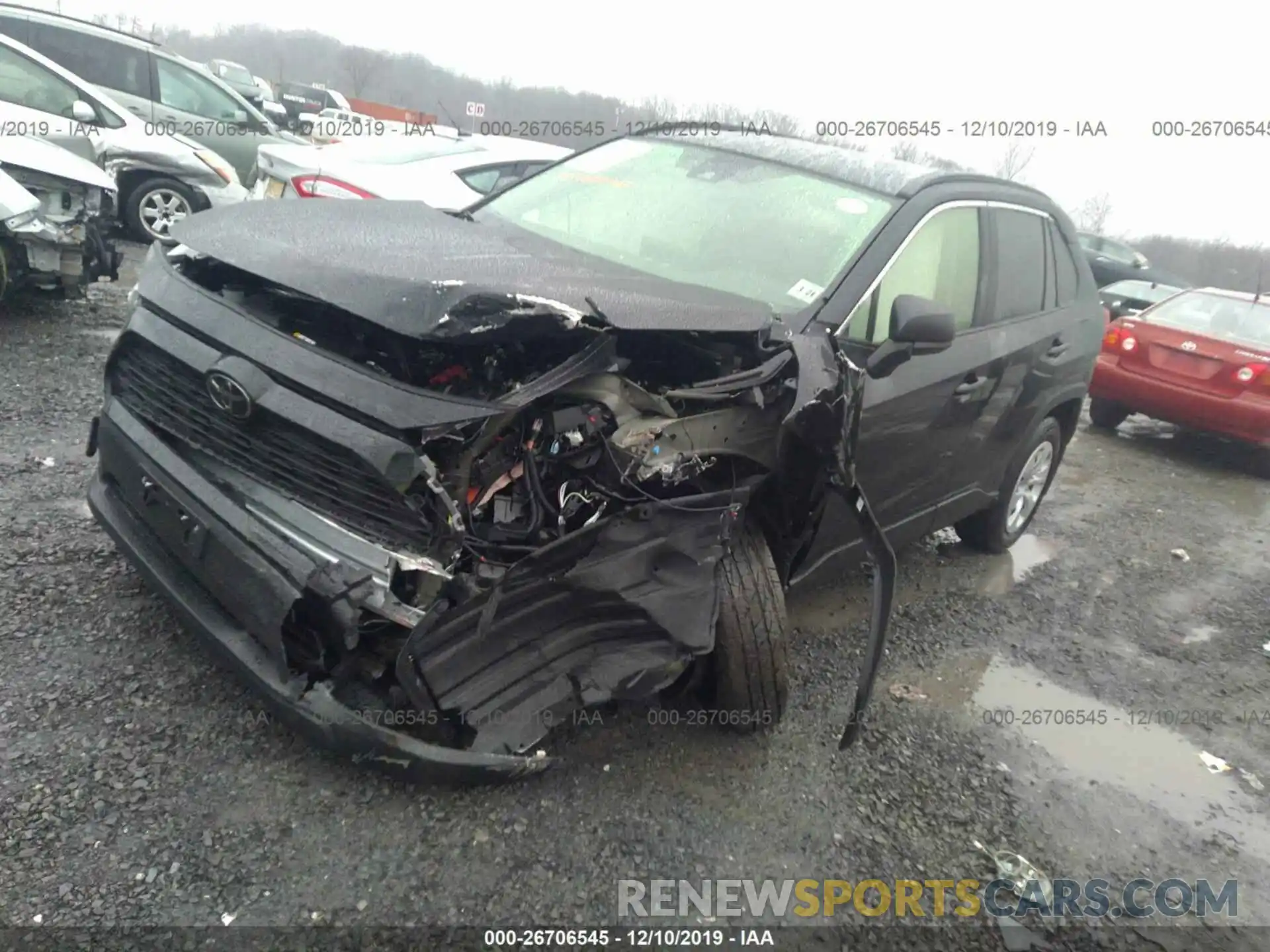 2 Photograph of a damaged car JTMF1RFV9KD504217 TOYOTA RAV4 2019