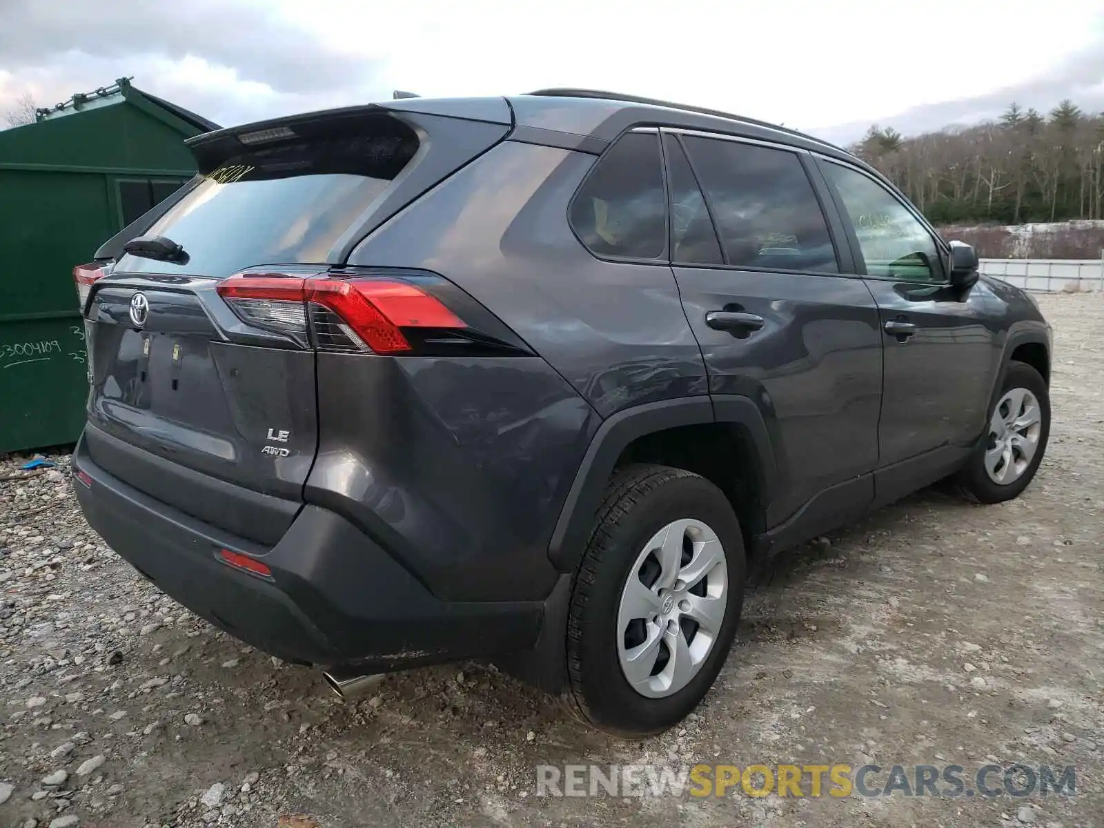 4 Photograph of a damaged car JTMF1RFV9KJ011509 TOYOTA RAV4 2019