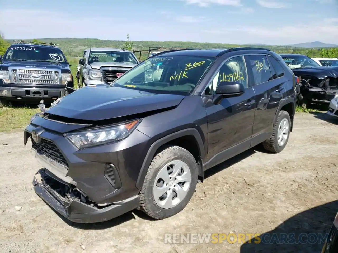 2 Фотография поврежденного автомобиля JTMF1RFV9KJ015589 TOYOTA RAV4 2019