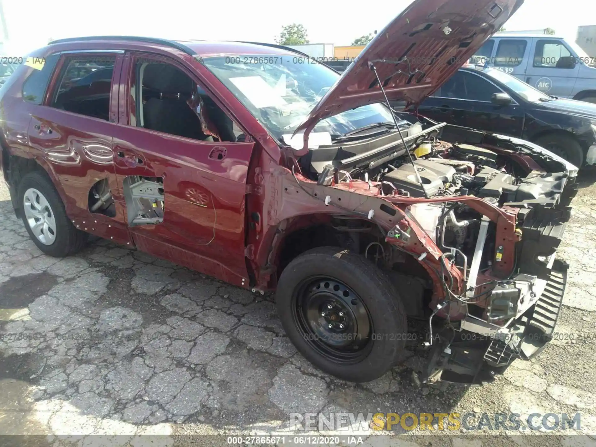 6 Photograph of a damaged car JTMF1RFVXKD002638 TOYOTA RAV4 2019