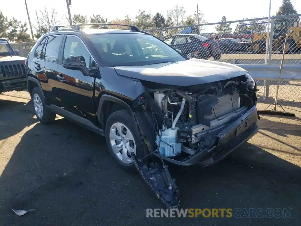 1 Photograph of a damaged car JTMF1RFVXKD004812 TOYOTA RAV4 2019