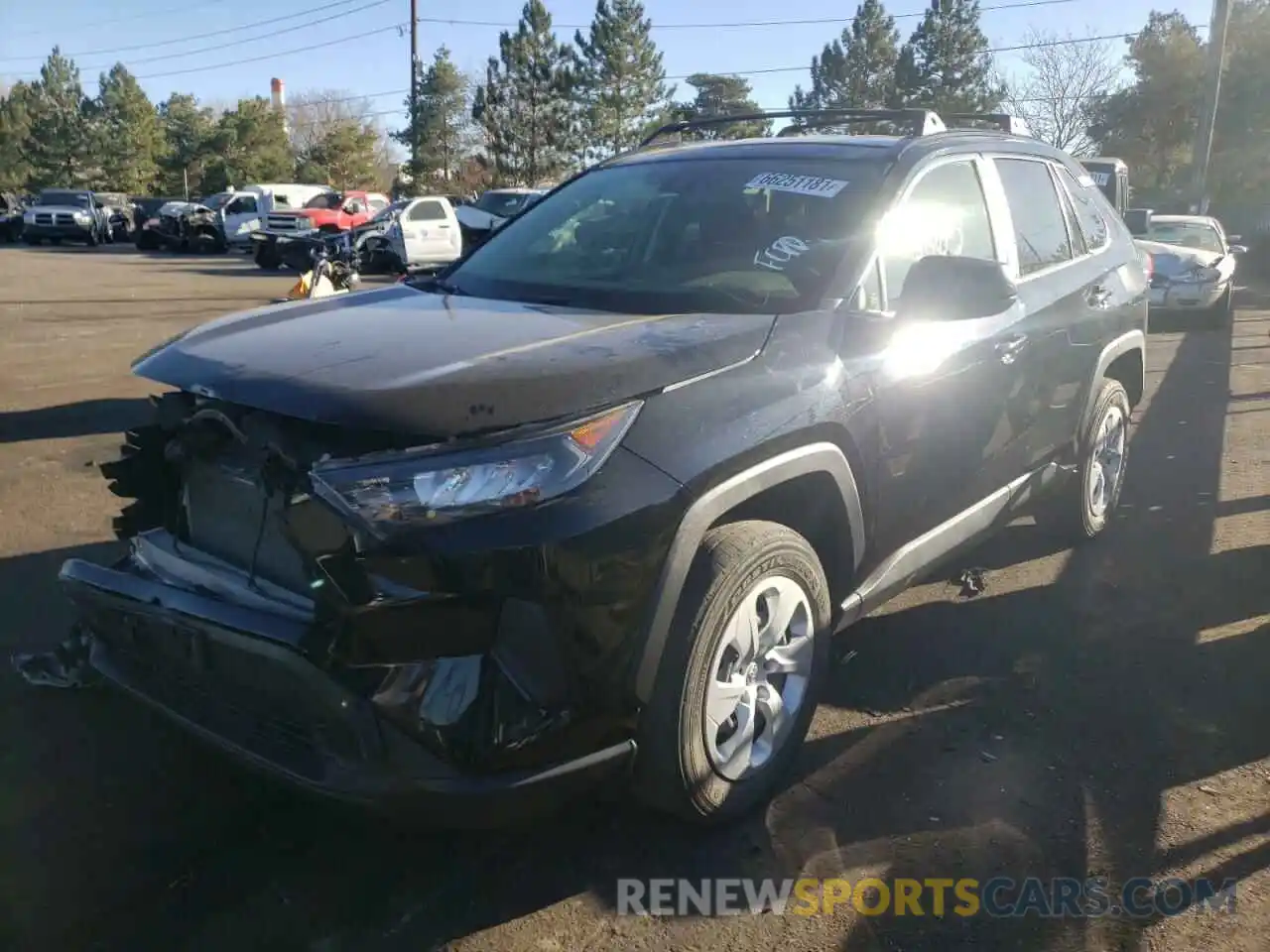 2 Фотография поврежденного автомобиля JTMF1RFVXKD004812 TOYOTA RAV4 2019