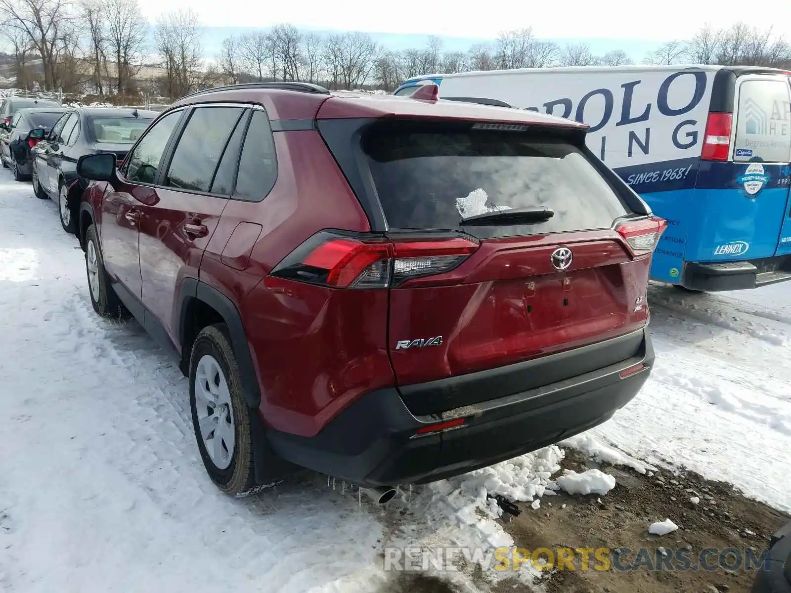 3 Фотография поврежденного автомобиля JTMF1RFVXKD011632 TOYOTA RAV4 2019