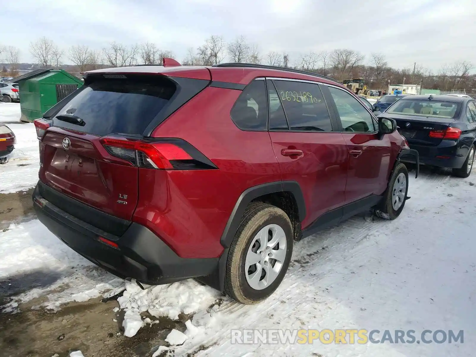 4 Фотография поврежденного автомобиля JTMF1RFVXKD011632 TOYOTA RAV4 2019