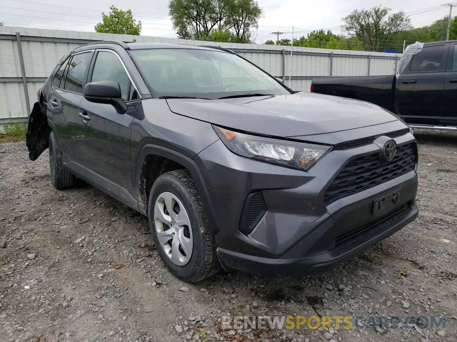 1 Photograph of a damaged car JTMF1RFVXKD012411 TOYOTA RAV4 2019