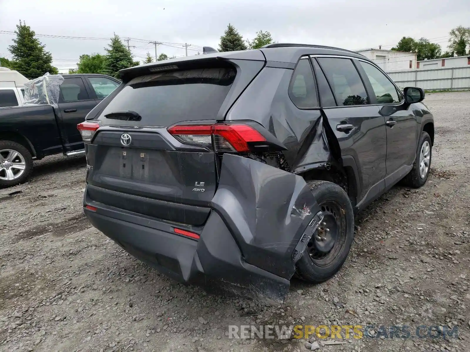 4 Фотография поврежденного автомобиля JTMF1RFVXKD012411 TOYOTA RAV4 2019