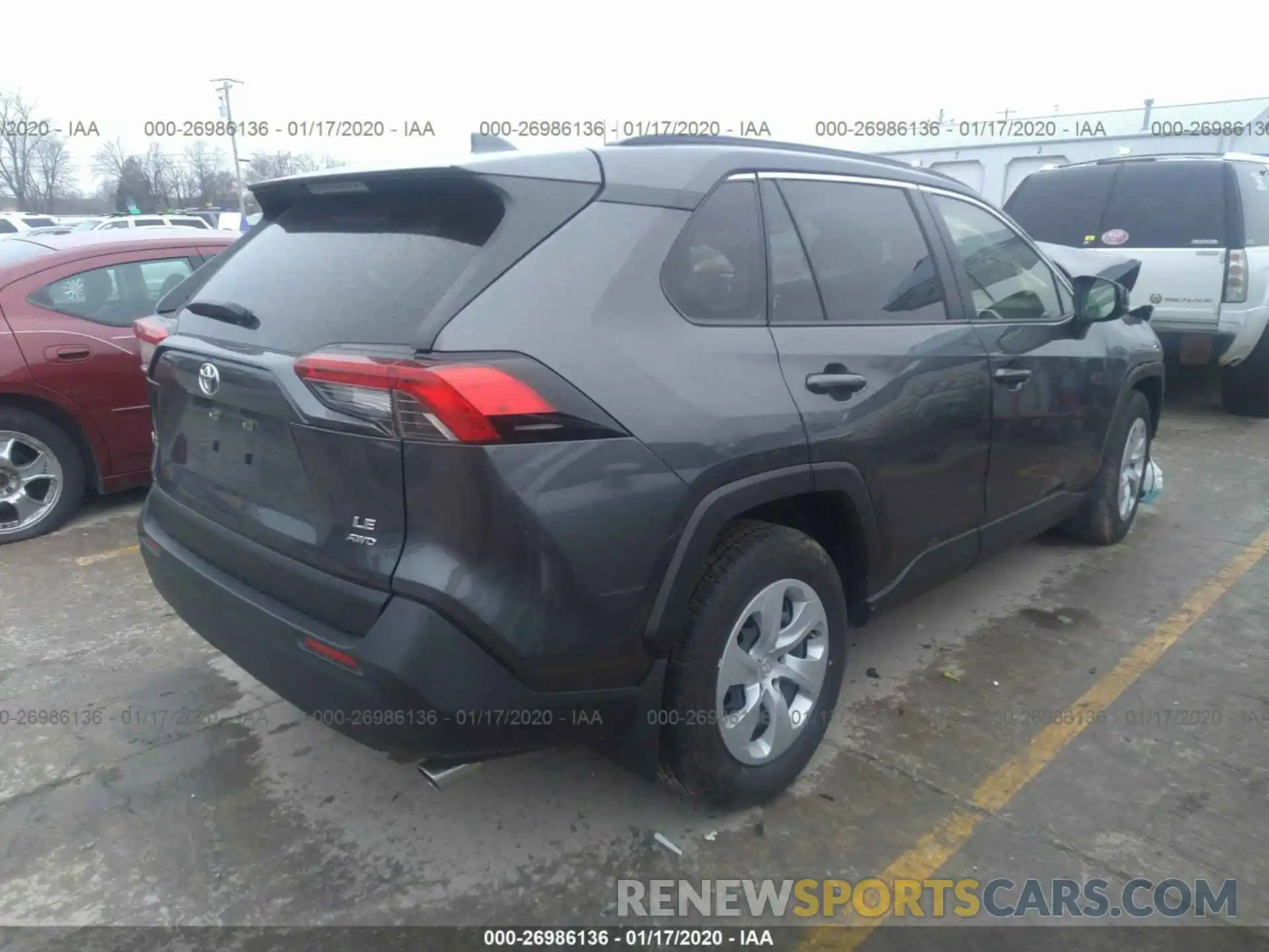 4 Photograph of a damaged car JTMF1RFVXKD015406 TOYOTA RAV4 2019