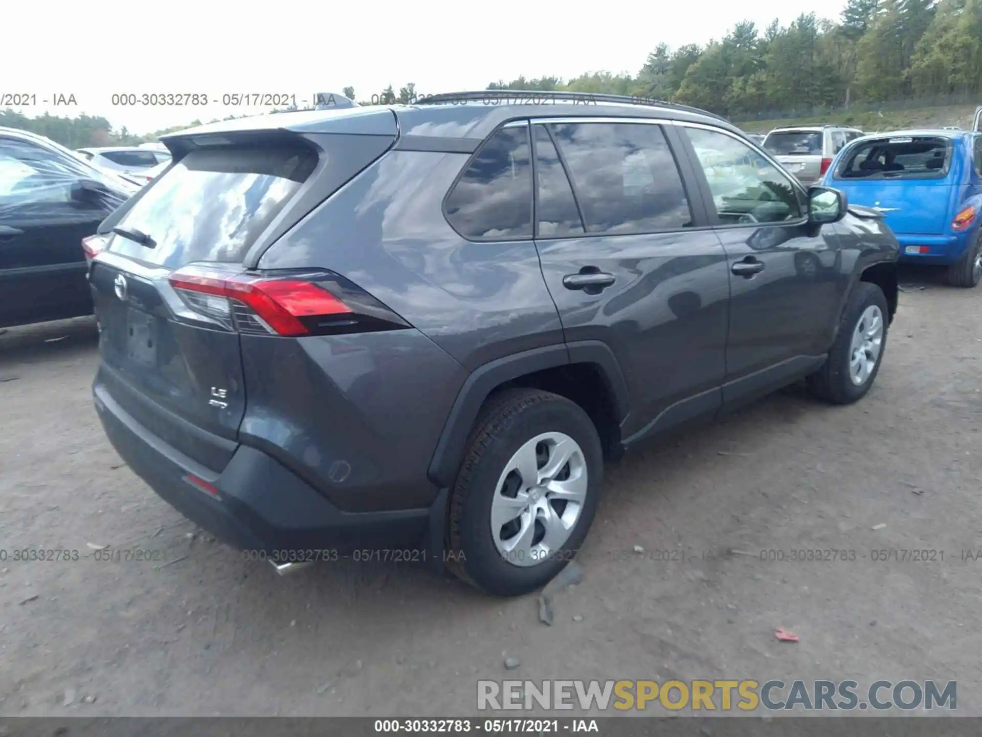 4 Фотография поврежденного автомобиля JTMF1RFVXKD018483 TOYOTA RAV4 2019