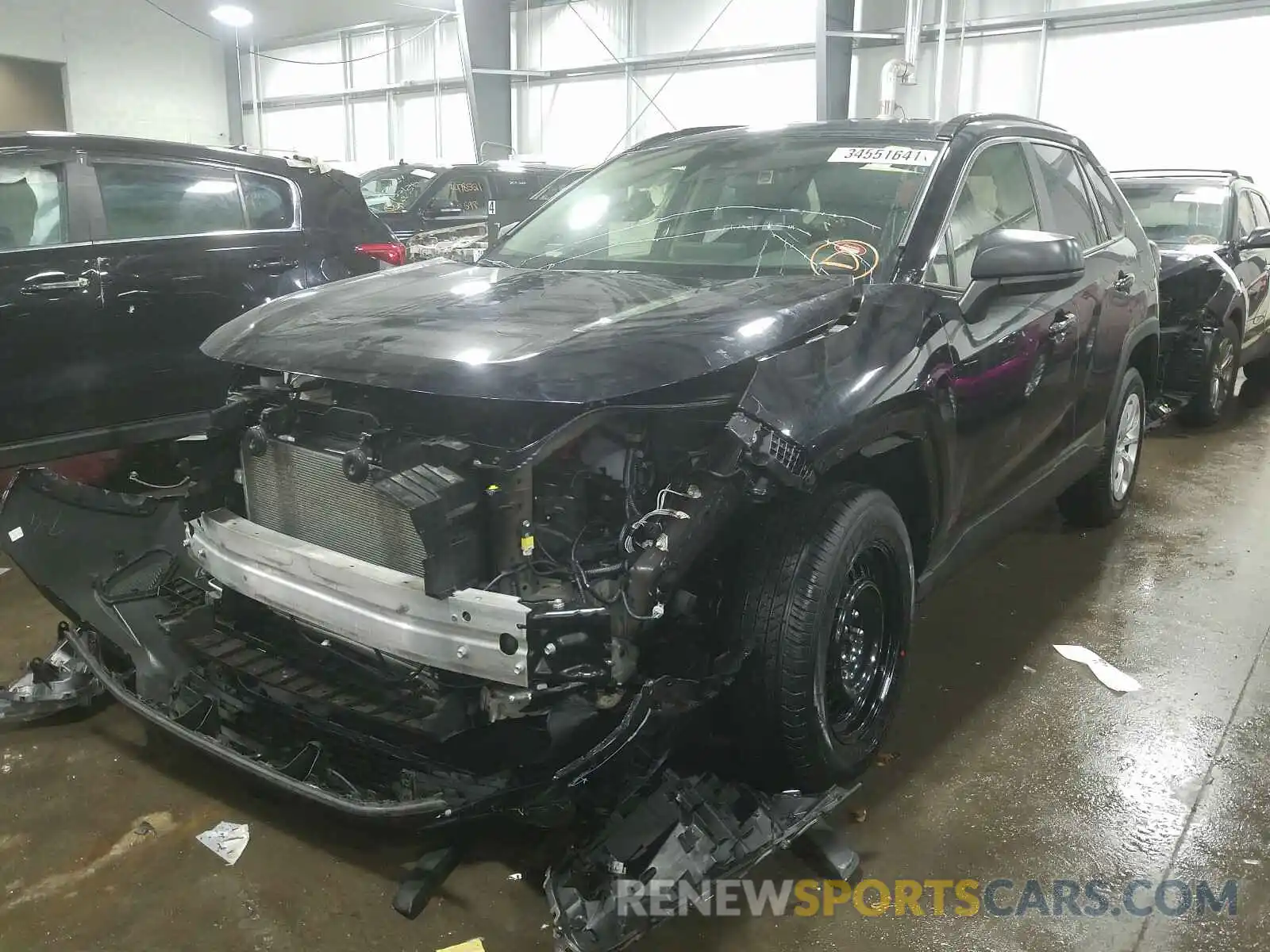 2 Photograph of a damaged car JTMF1RFVXKD020427 TOYOTA RAV4 2019