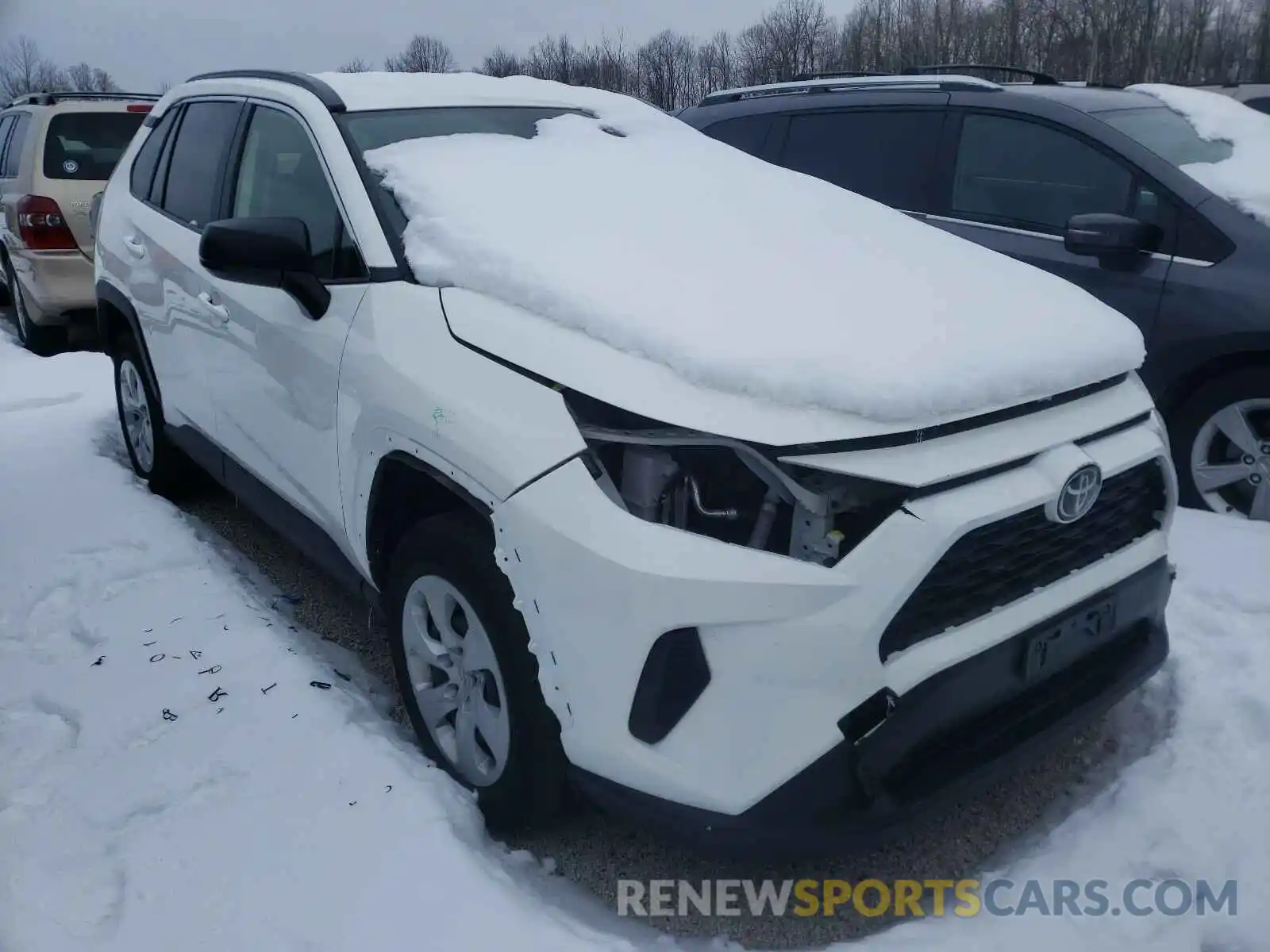 1 Photograph of a damaged car JTMF1RFVXKD024185 TOYOTA RAV4 2019