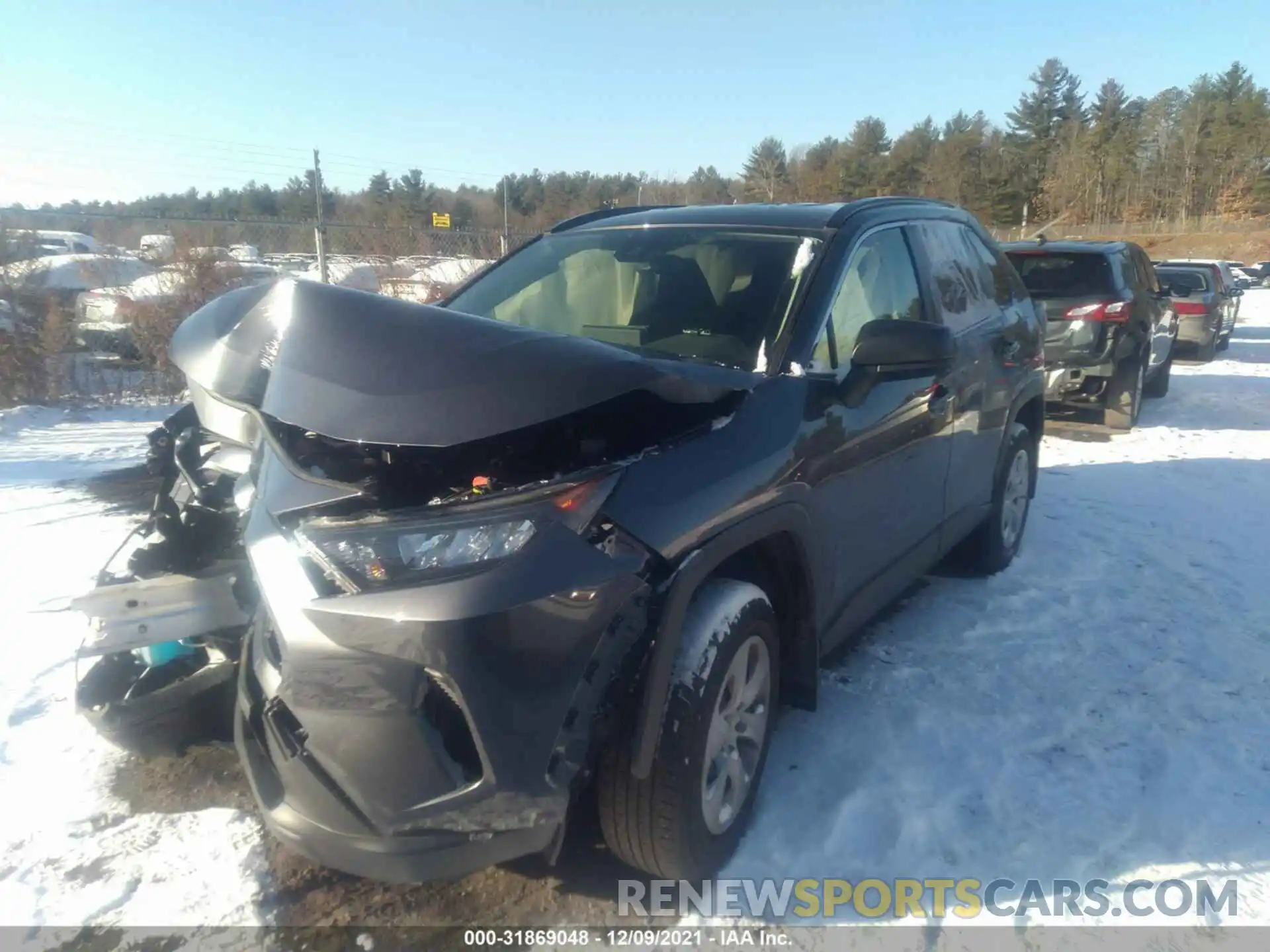 2 Photograph of a damaged car JTMF1RFVXKD025708 TOYOTA RAV4 2019