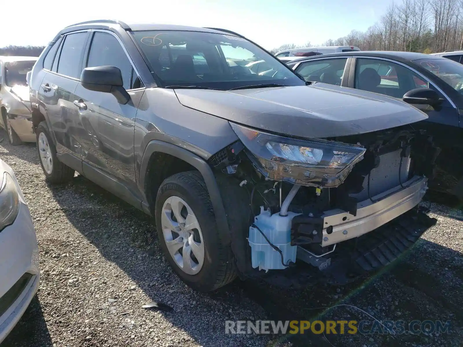 1 Photograph of a damaged car JTMF1RFVXKD032478 TOYOTA RAV4 2019