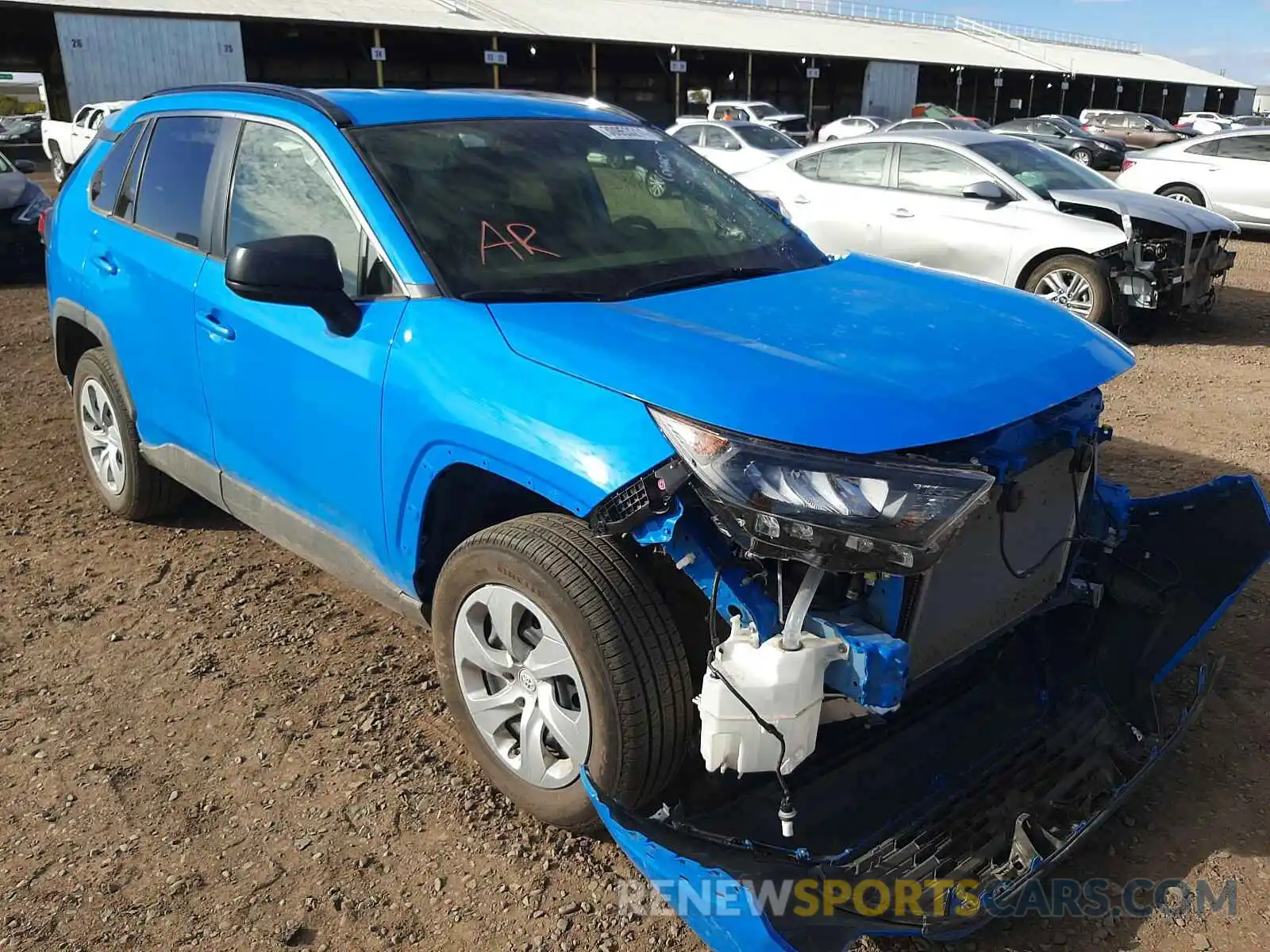 1 Photograph of a damaged car JTMF1RFVXKD034764 TOYOTA RAV4 2019