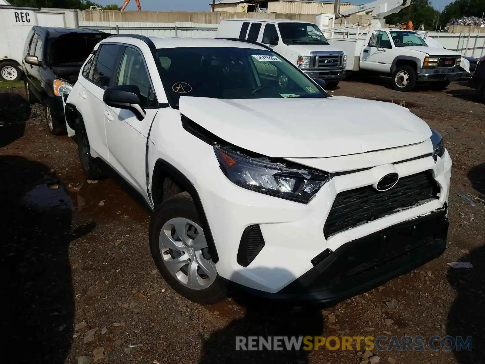 1 Photograph of a damaged car JTMF1RFVXKD038460 TOYOTA RAV4 2019