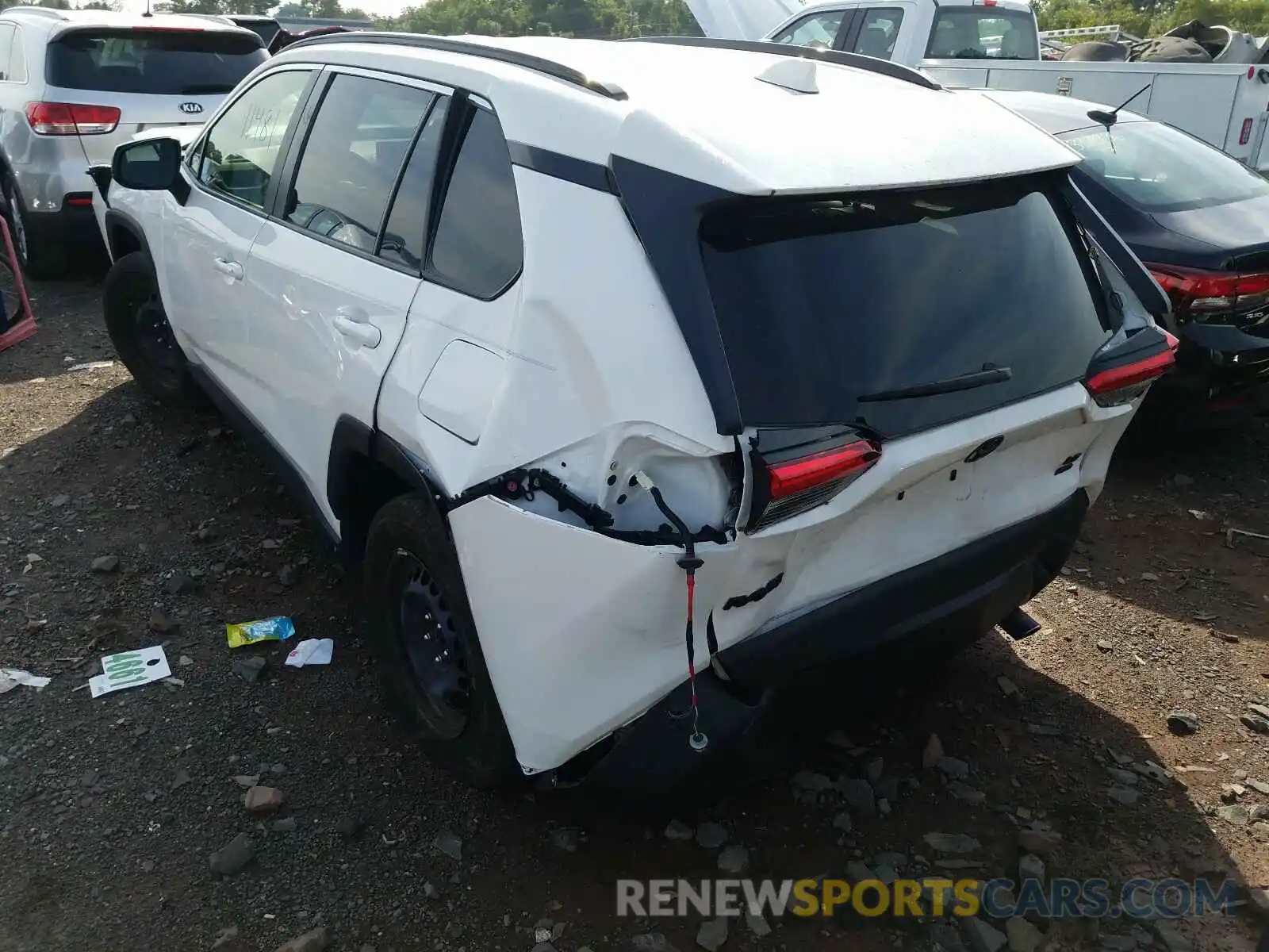 3 Photograph of a damaged car JTMF1RFVXKD038460 TOYOTA RAV4 2019