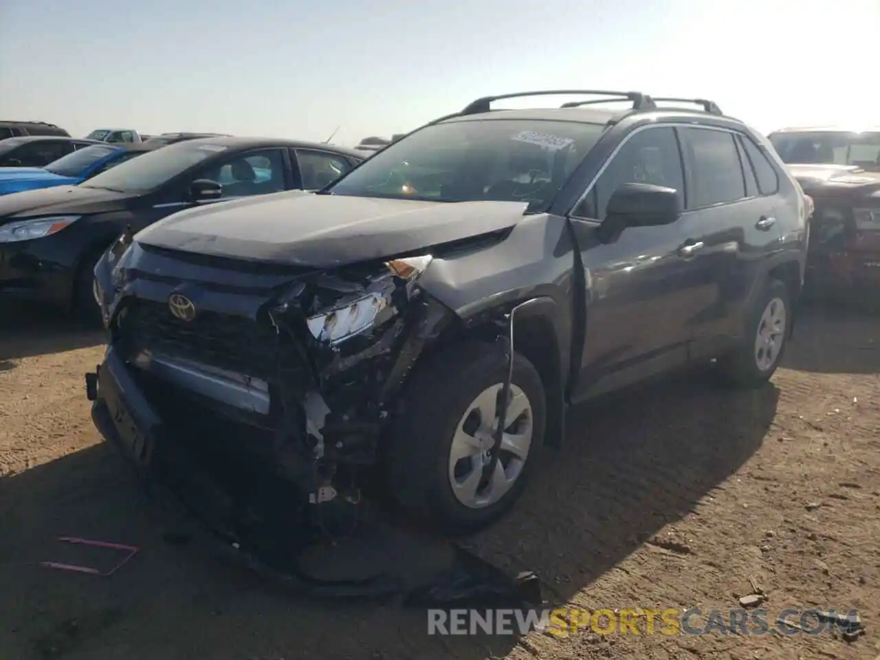 2 Photograph of a damaged car JTMF1RFVXKD041083 TOYOTA RAV4 2019