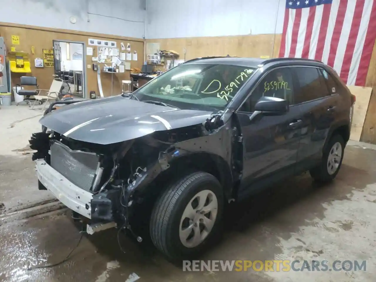 2 Photograph of a damaged car JTMF1RFVXKD045358 TOYOTA RAV4 2019