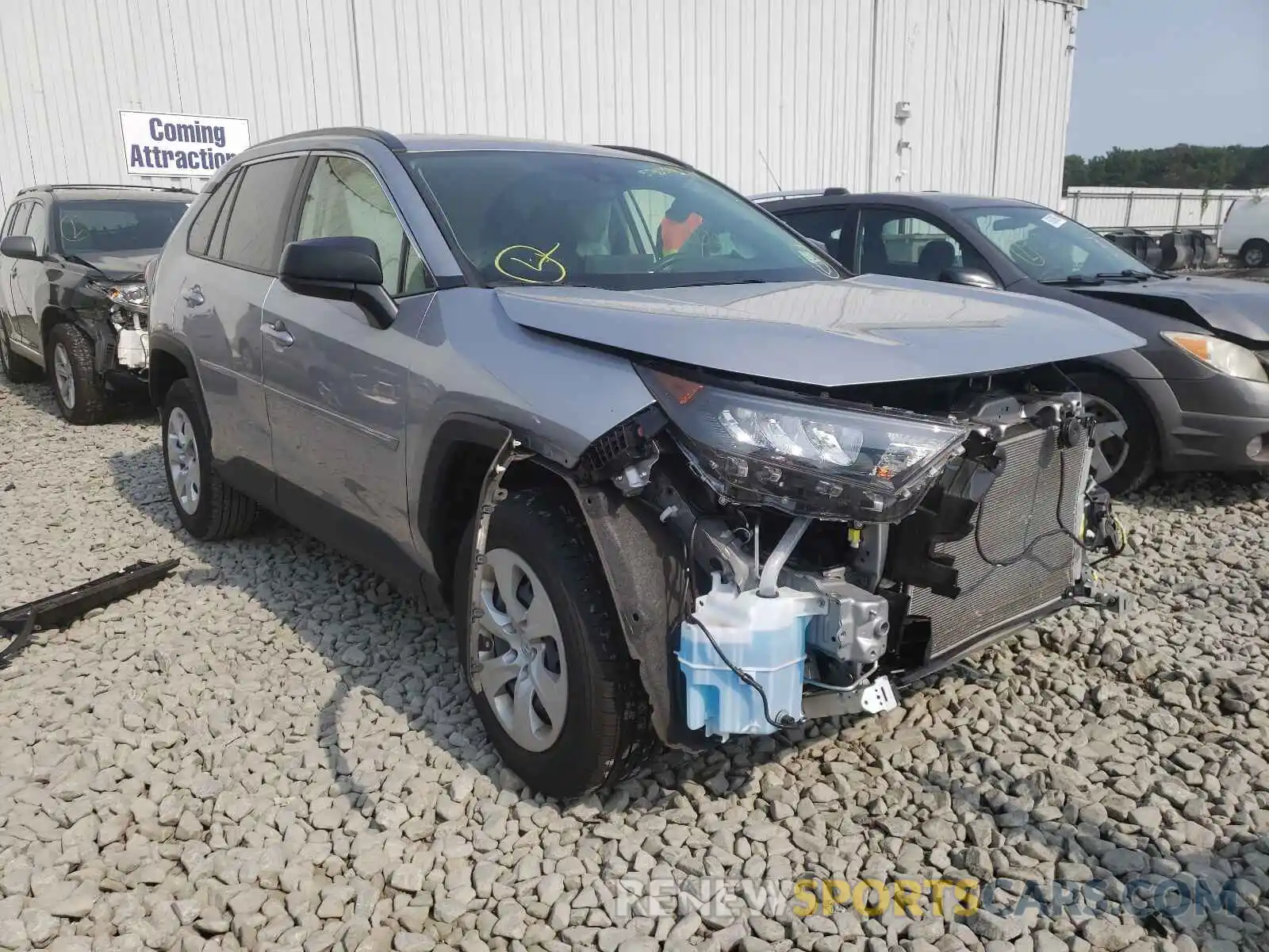 1 Photograph of a damaged car JTMF1RFVXKD046624 TOYOTA RAV4 2019