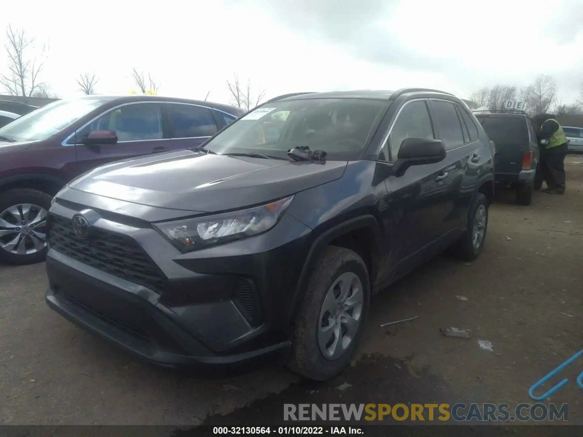 2 Photograph of a damaged car JTMF1RFVXKD047532 TOYOTA RAV4 2019