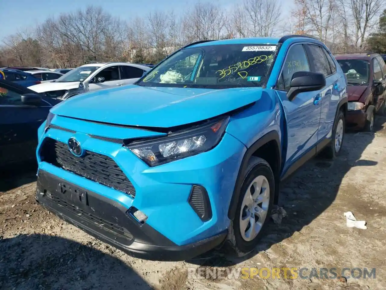 2 Фотография поврежденного автомобиля JTMF1RFVXKD504842 TOYOTA RAV4 2019