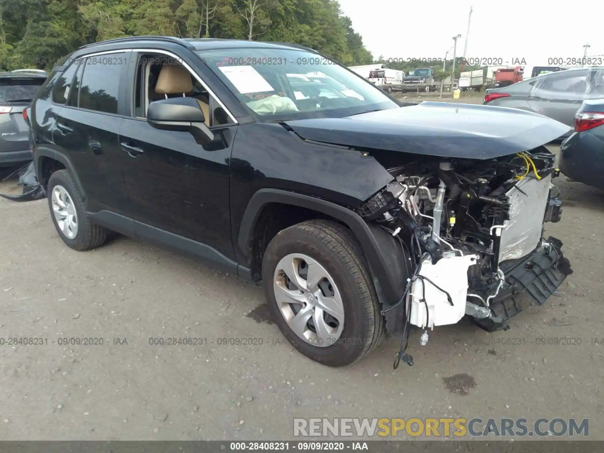 1 Photograph of a damaged car JTMF1RFVXKD506414 TOYOTA RAV4 2019