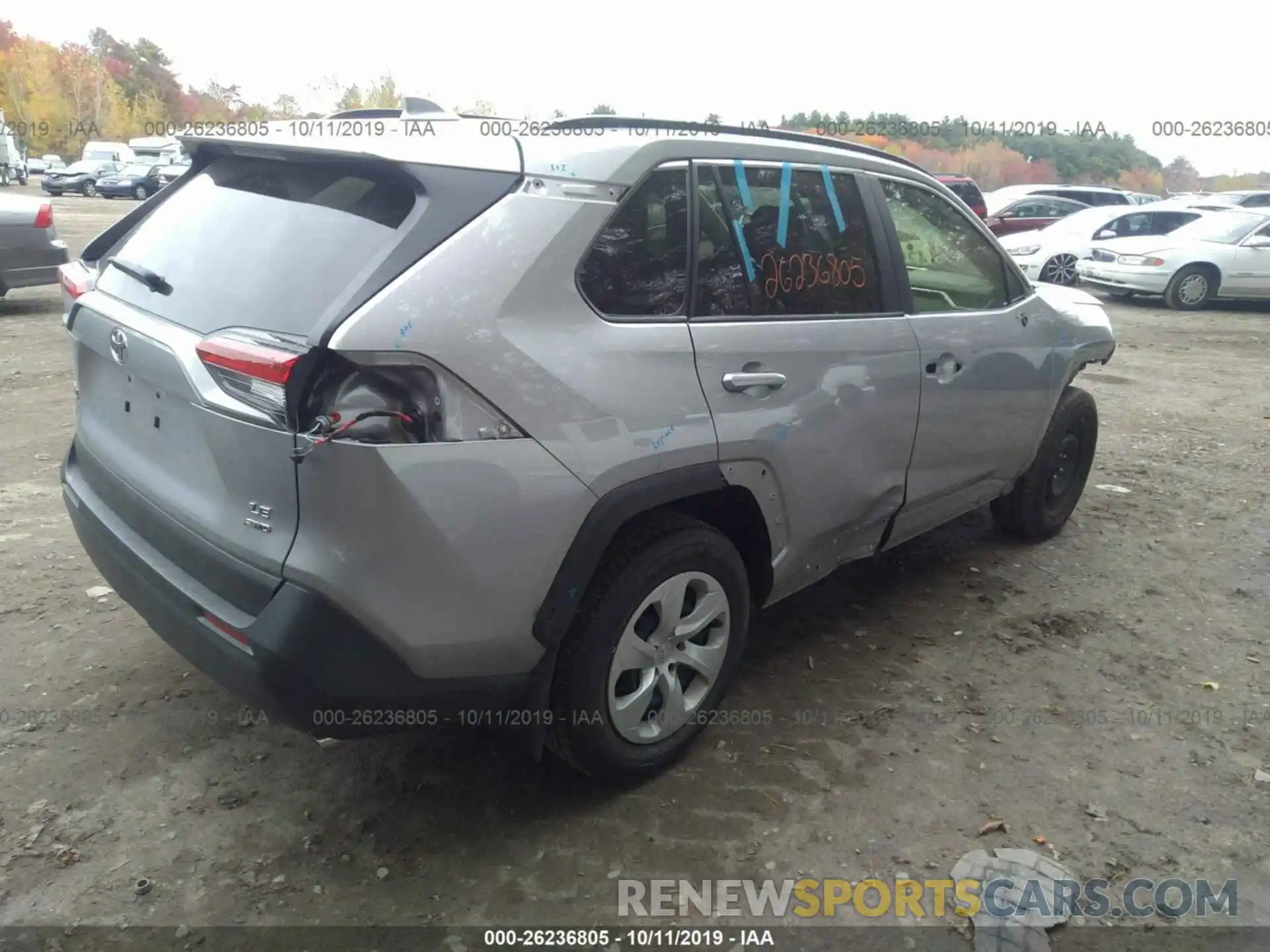 4 Photograph of a damaged car JTMF1RFVXKD508356 TOYOTA RAV4 2019