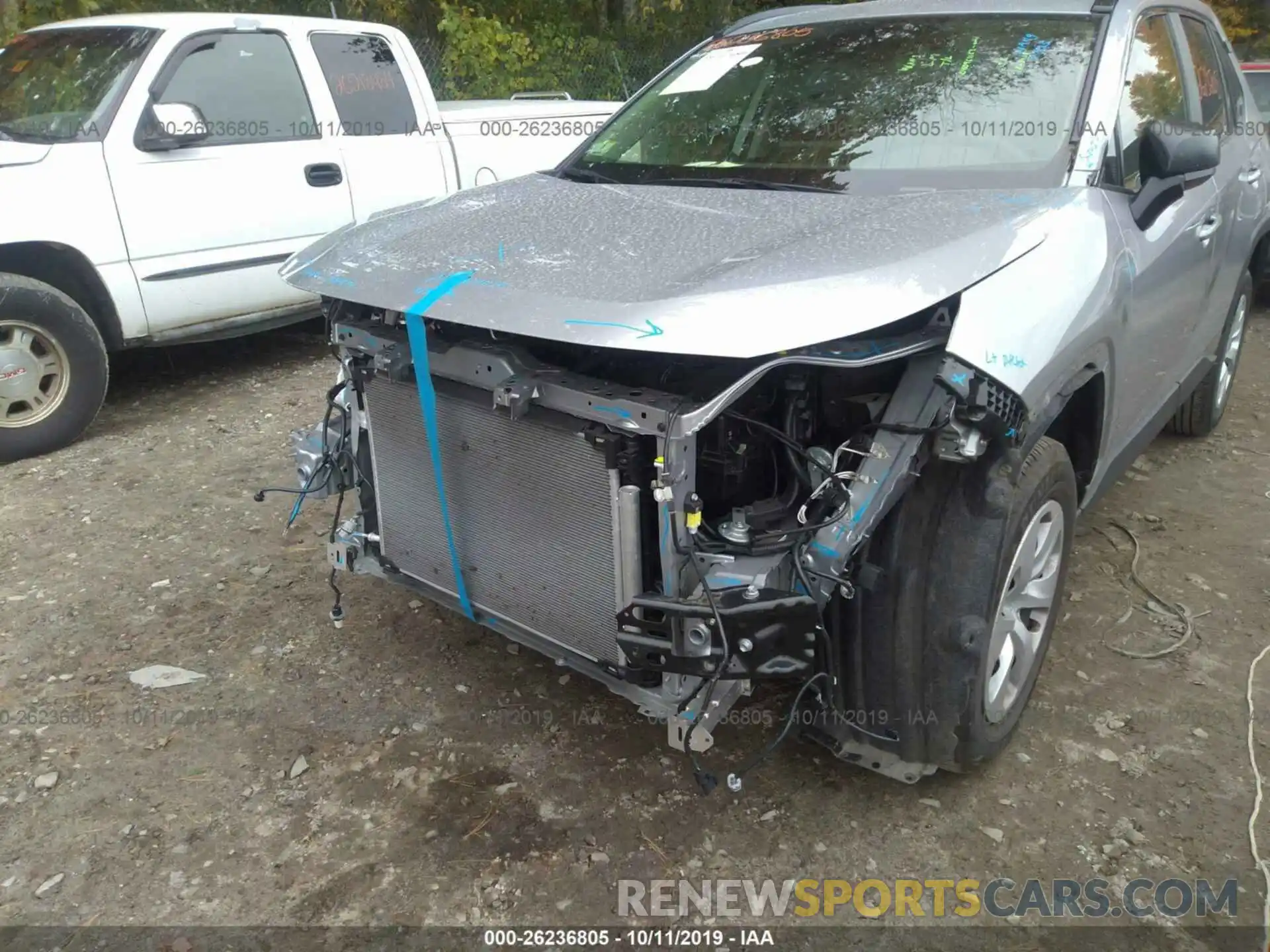 6 Photograph of a damaged car JTMF1RFVXKD508356 TOYOTA RAV4 2019