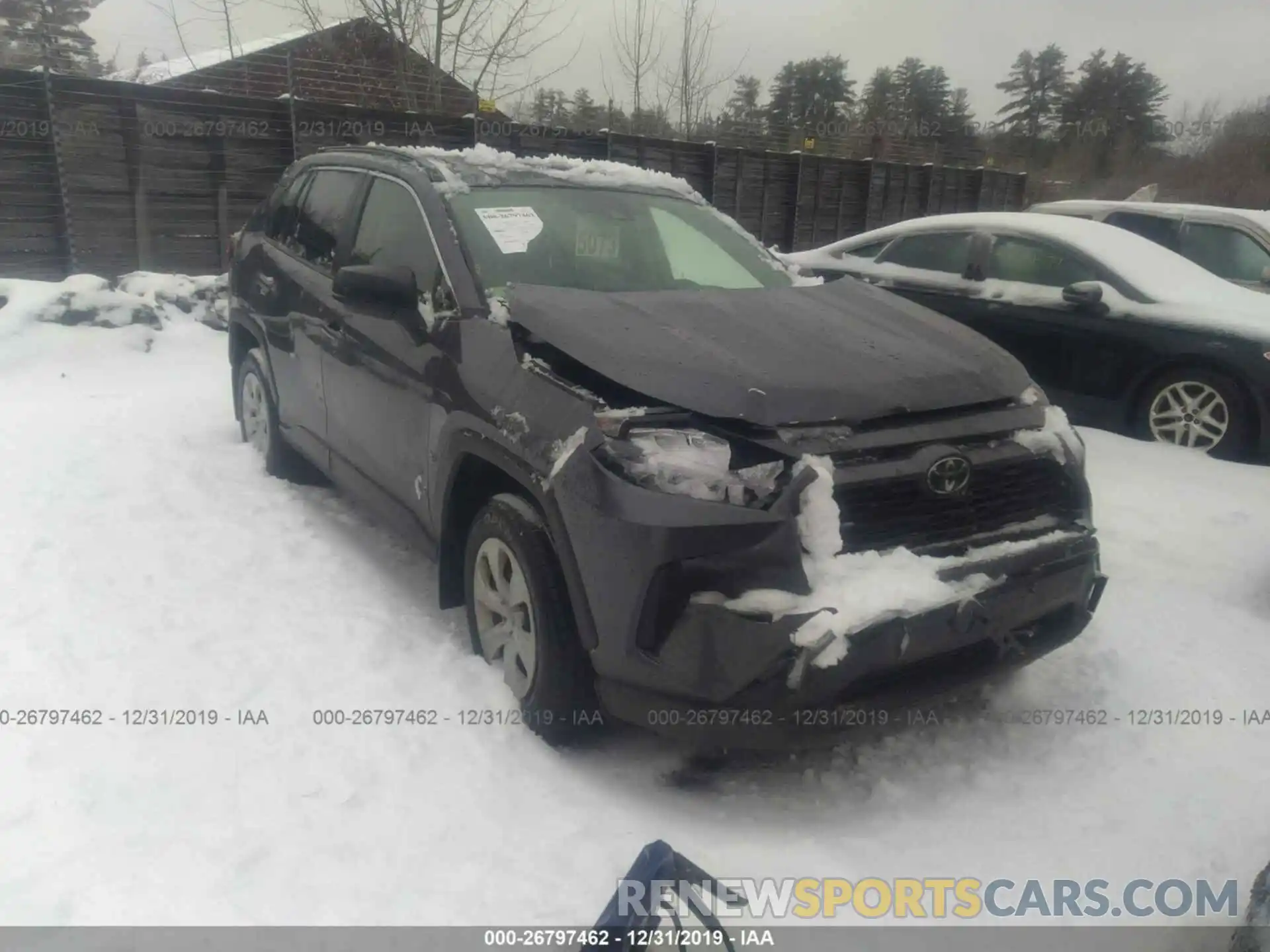 1 Photograph of a damaged car JTMF1RFVXKD513041 TOYOTA RAV4 2019