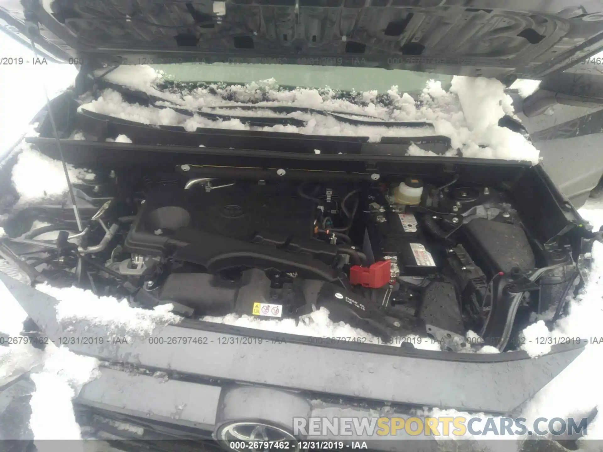 10 Фотография поврежденного автомобиля JTMF1RFVXKD513041 TOYOTA RAV4 2019