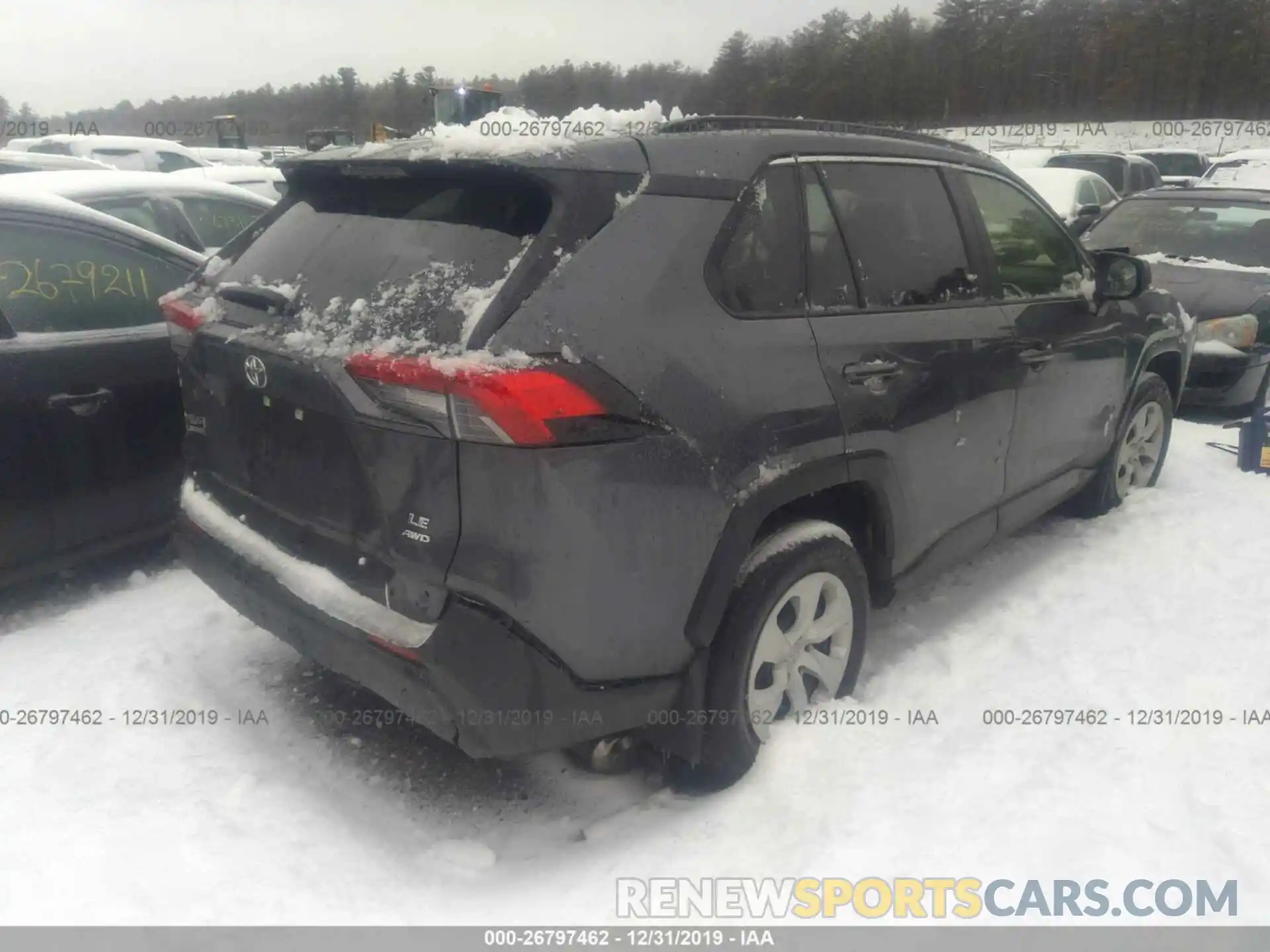 4 Фотография поврежденного автомобиля JTMF1RFVXKD513041 TOYOTA RAV4 2019