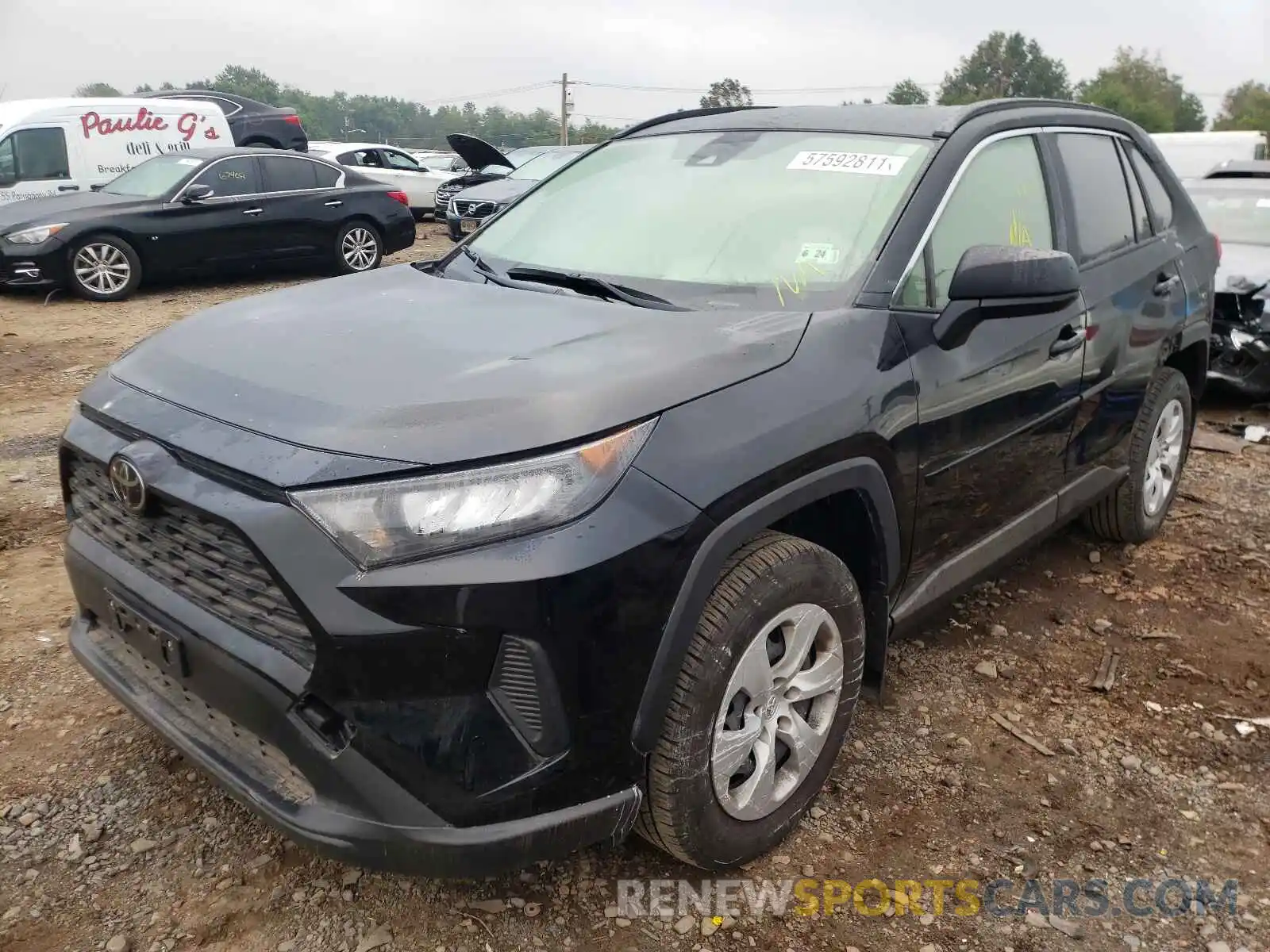 2 Photograph of a damaged car JTMF1RFVXKD515890 TOYOTA RAV4 2019