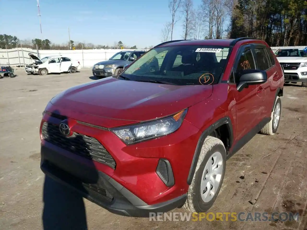 2 Photograph of a damaged car JTMF1RFVXKD523813 TOYOTA RAV4 2019