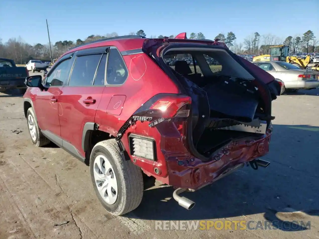 3 Фотография поврежденного автомобиля JTMF1RFVXKD523813 TOYOTA RAV4 2019