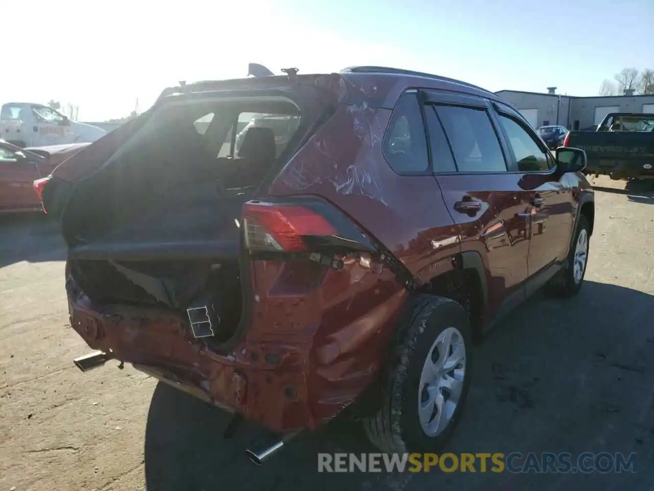 4 Photograph of a damaged car JTMF1RFVXKD523813 TOYOTA RAV4 2019